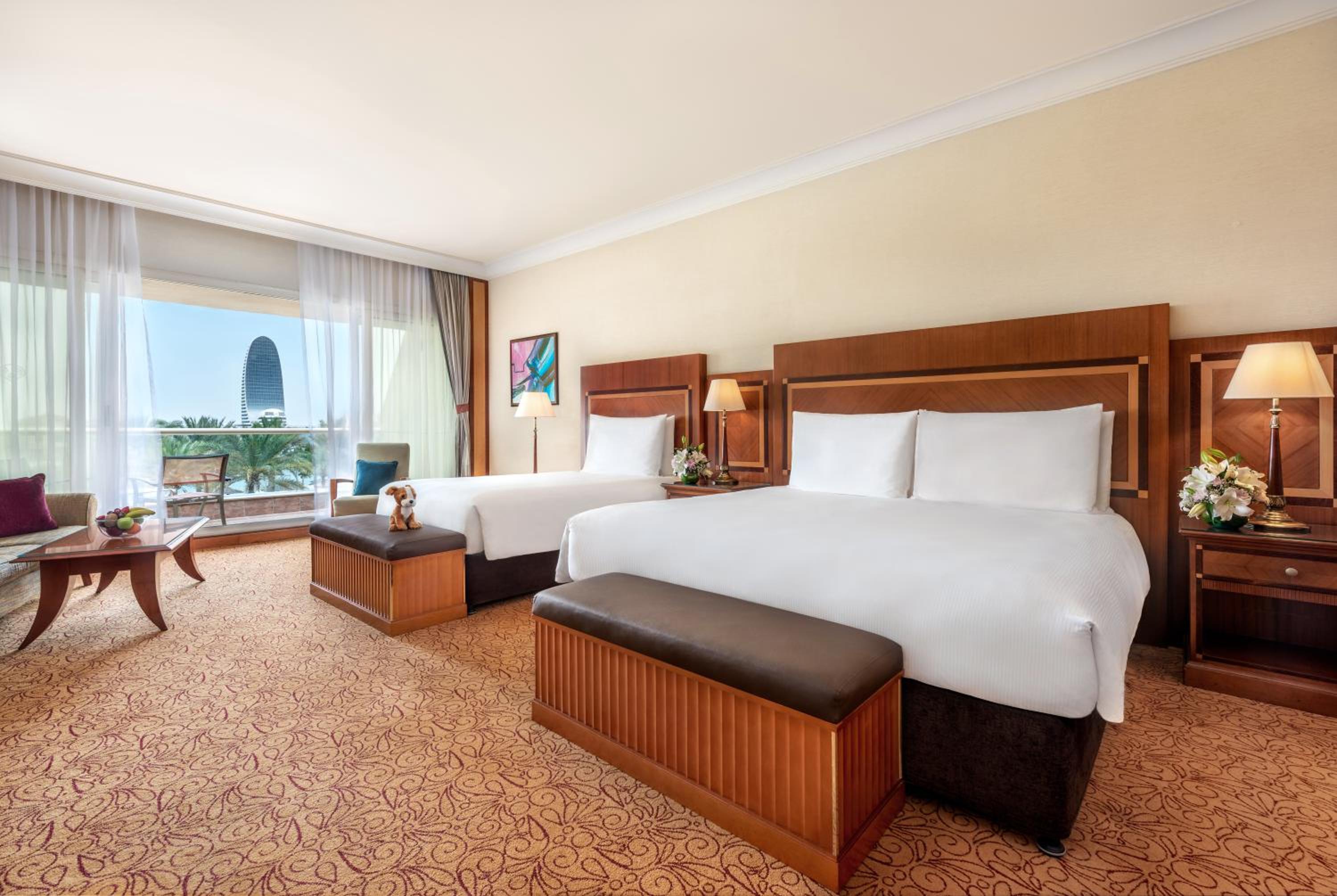 Family Gulf View Room Twin– Free daily shuttle bus to Yas attractions, Yas Mall and Grand Mosque