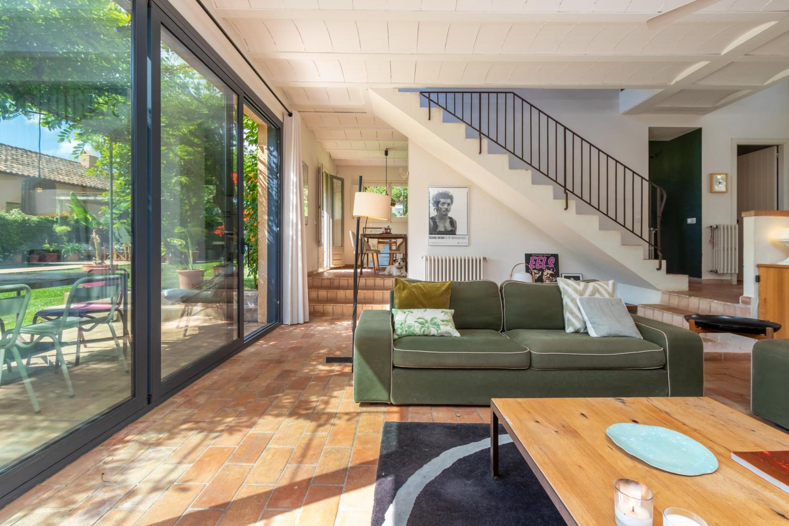 Villa con vistas al jardín