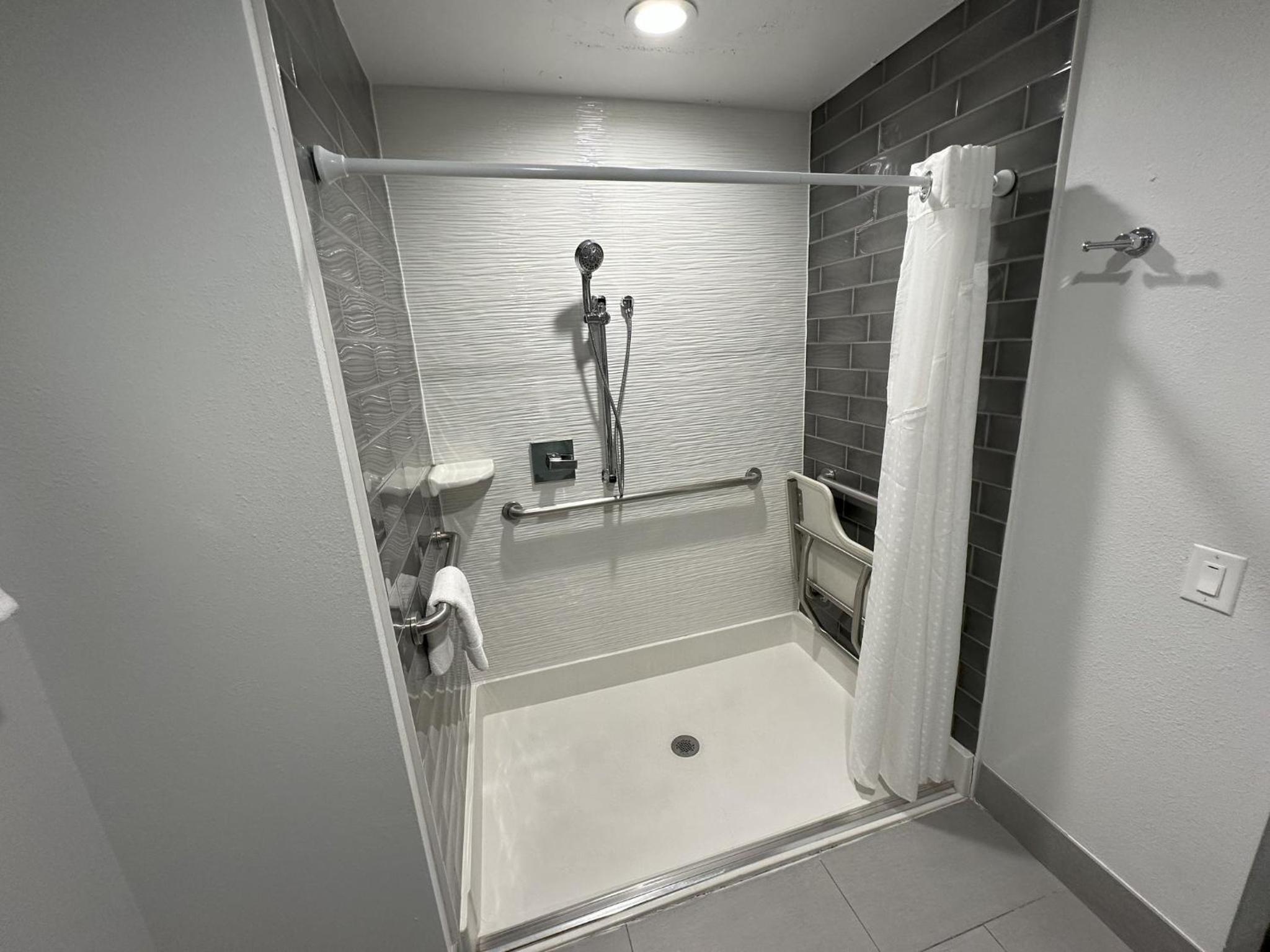 Queen Room with Communications and Mobility Accessible Roll-In Shower photo 3