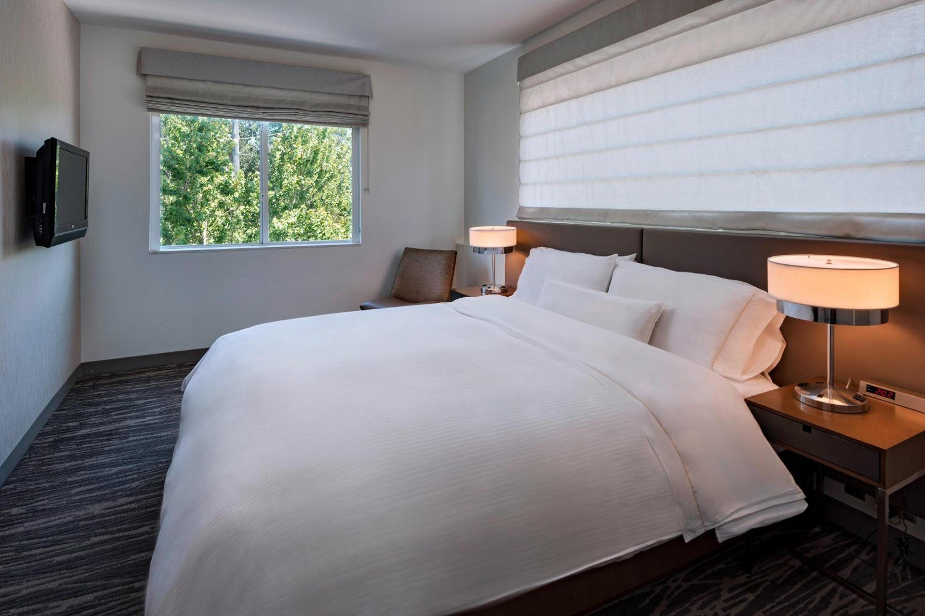 Executive Suite, 1 King, Sofa bed, Corner room