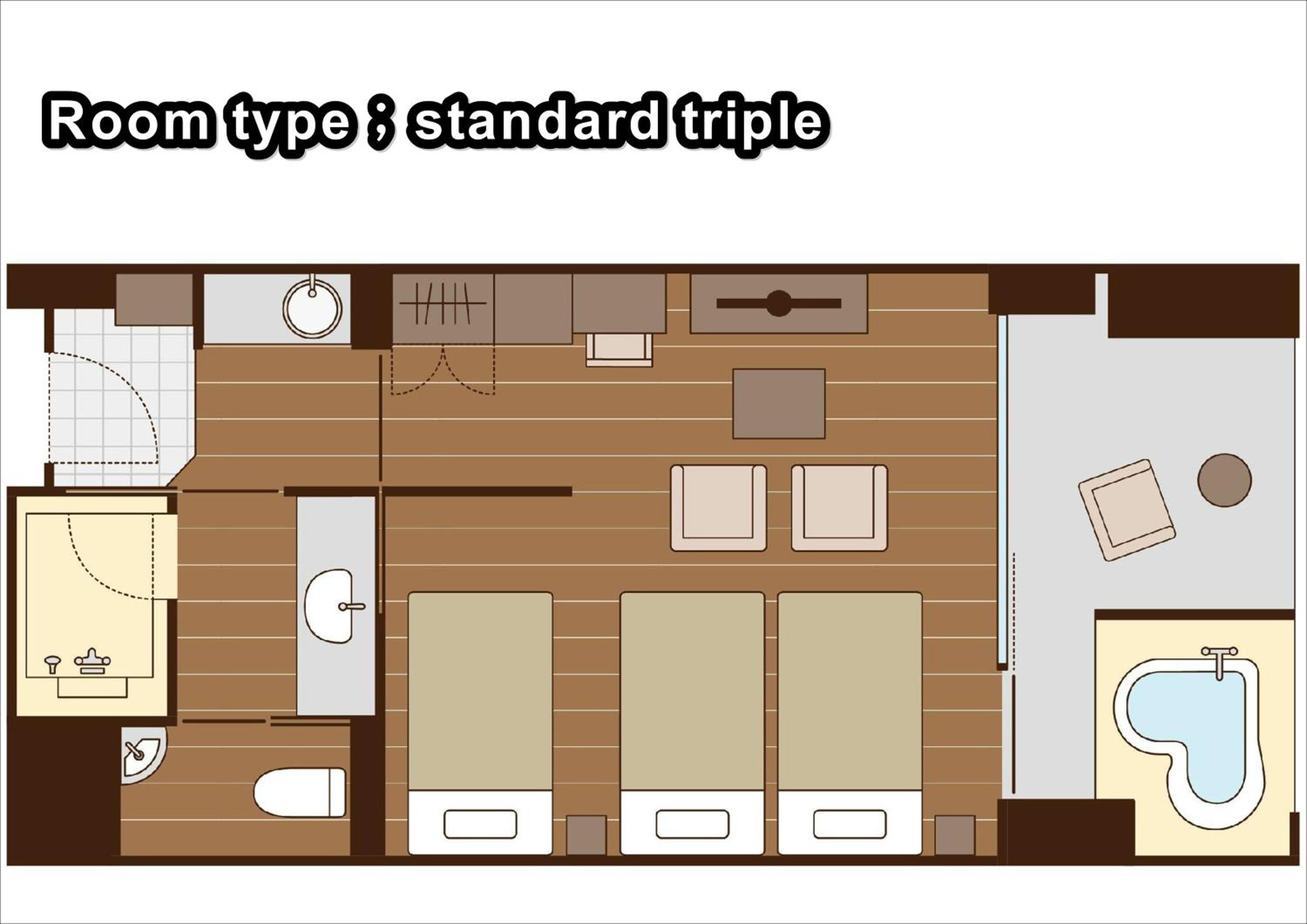 Standard Triple Room photo 2