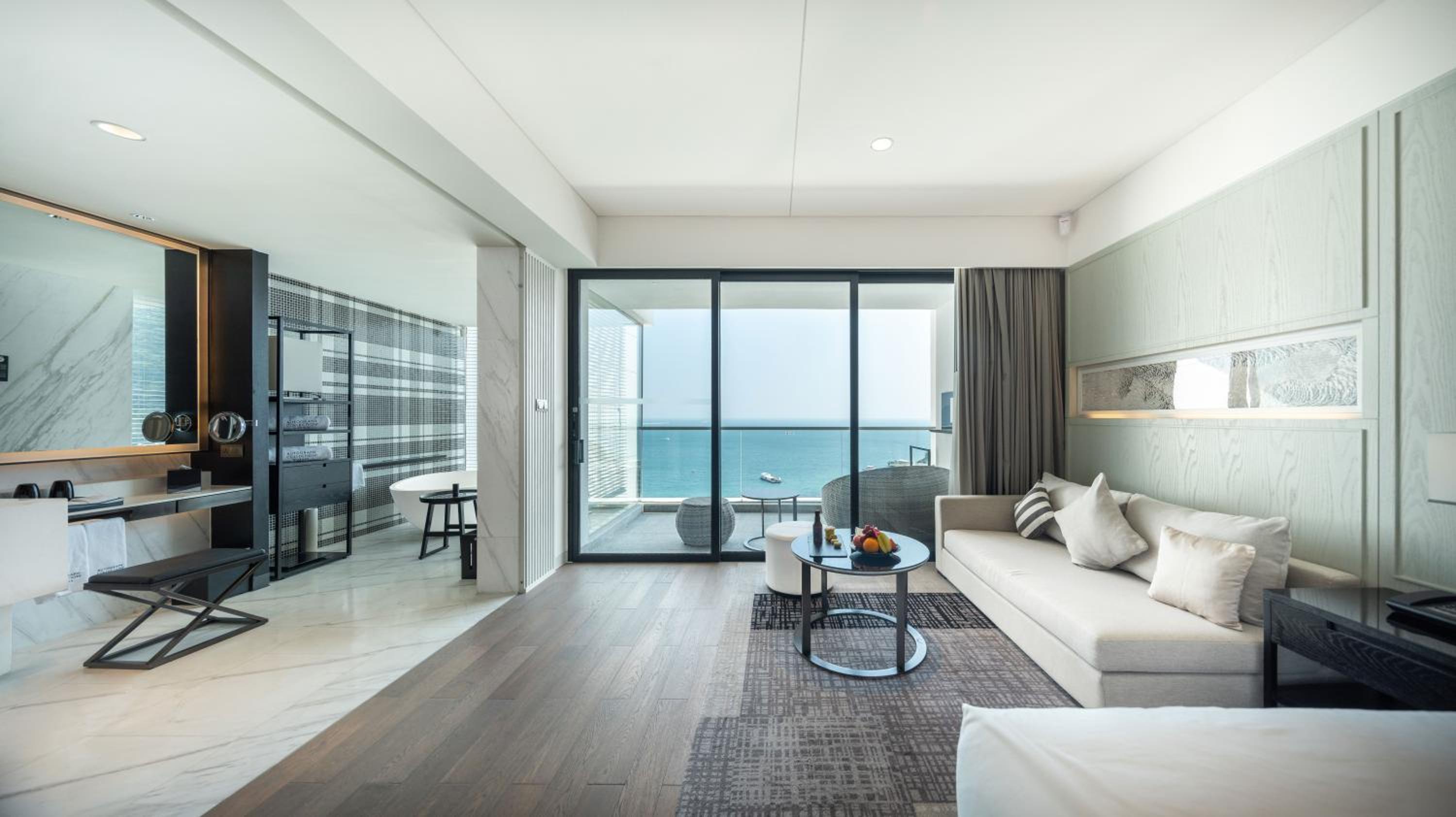 Glamorous Room, Guest room, 2 Double, Ocean view, Balcony