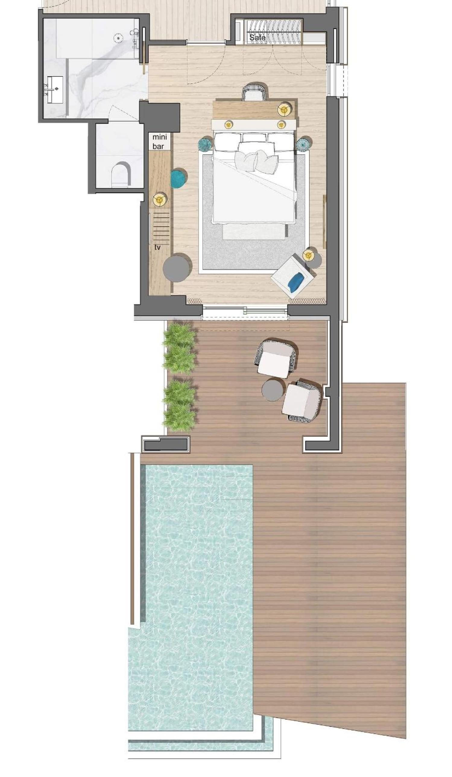 Deluxe Double Room with Private Pool