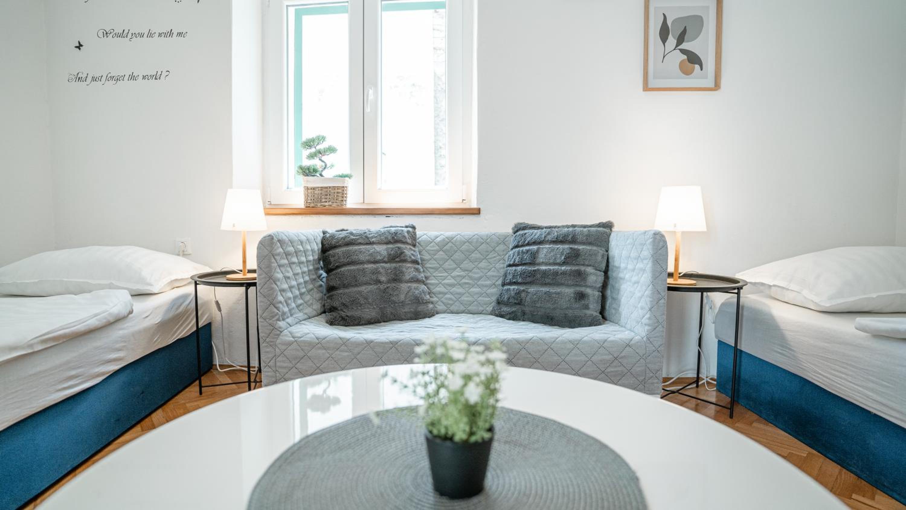 Studio with Balcony