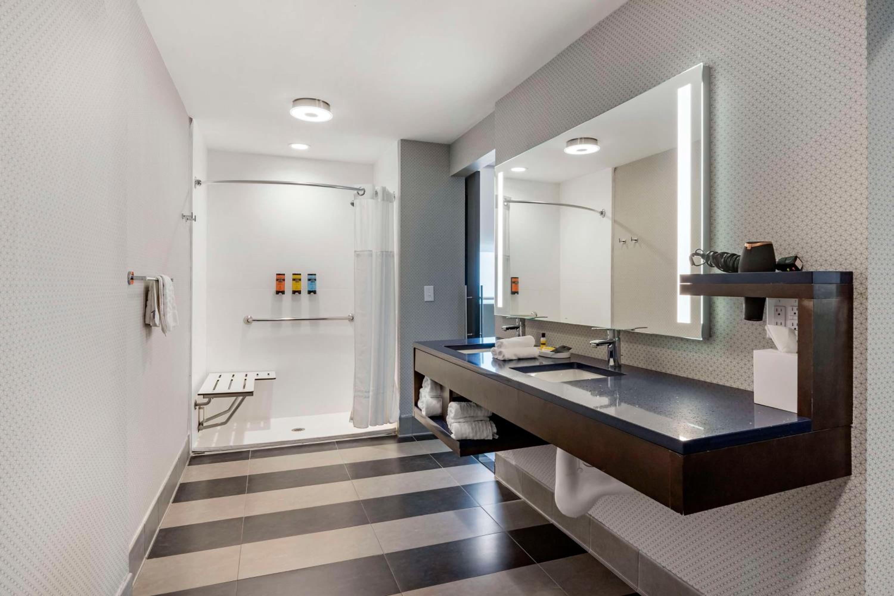 King Room with Mobility Accessible Roll-In Shower