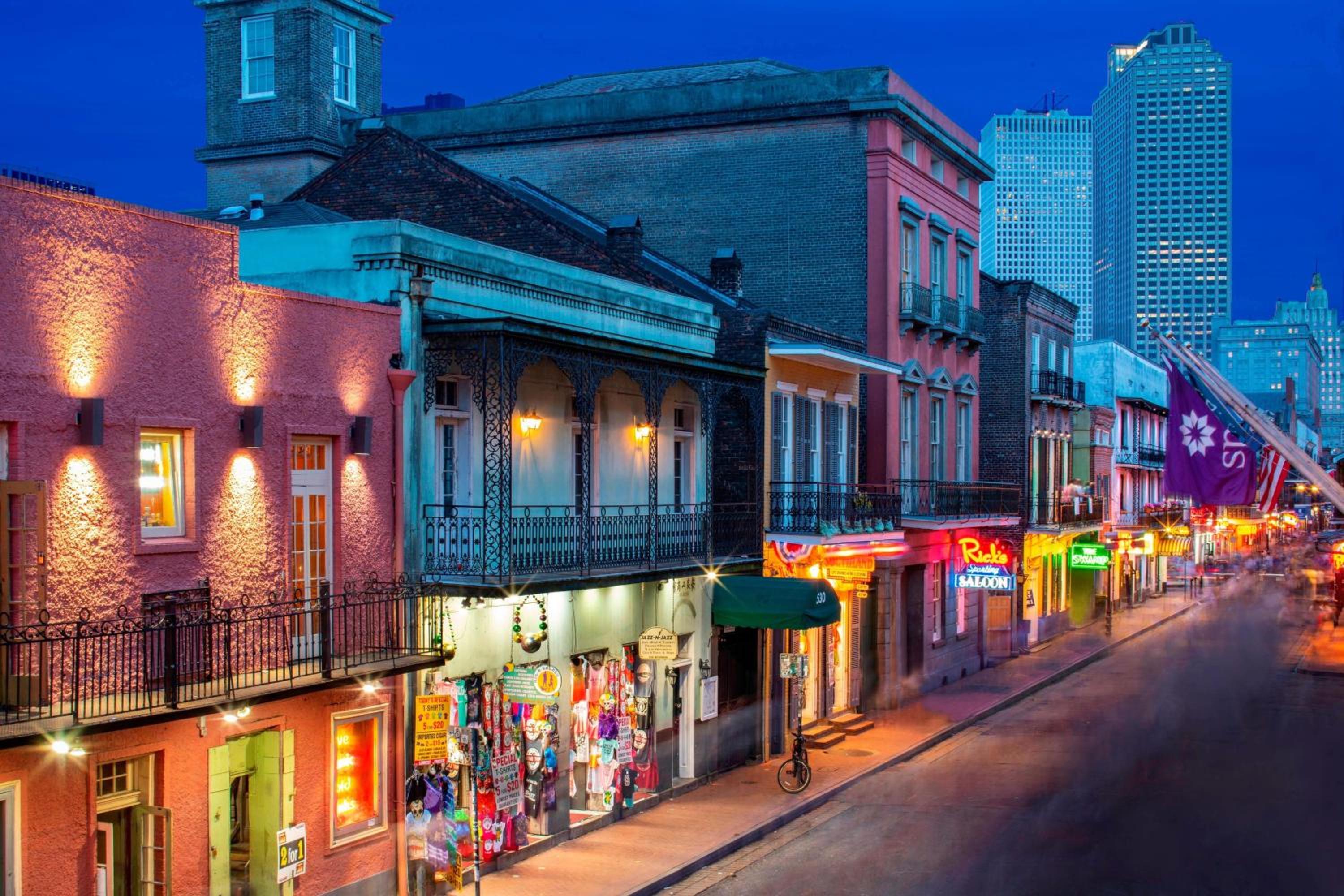 Premium Guest Room, Balcony, 1 King Bed, Bourbon Street View - Photo 2