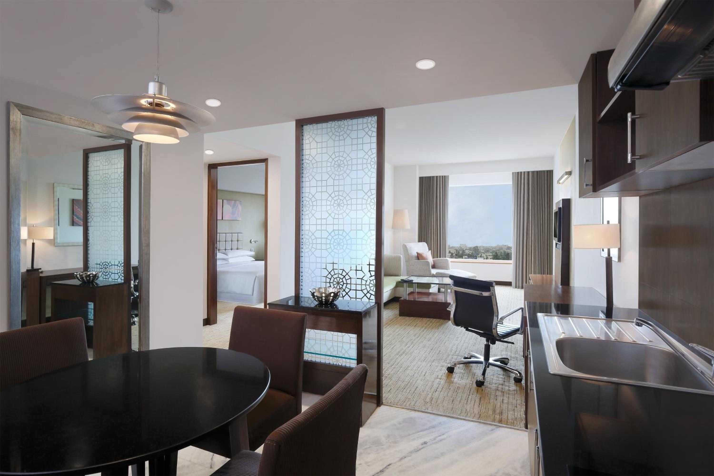 650 sqft Bedroom Apartment with Kitchenette with 30% discount on Food & Soft Beverages and Complimentary Lounge Access with 2 IMFL drinks & snack buffet during 1800 to 2000 hrs