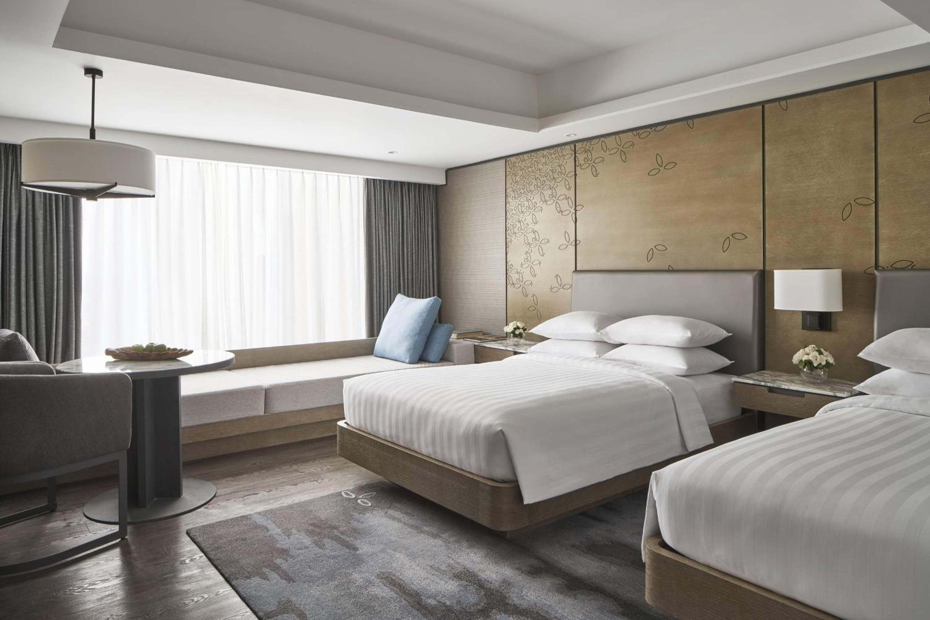 M Club lounge access, Larger Guest room, 2 Double, Pool view