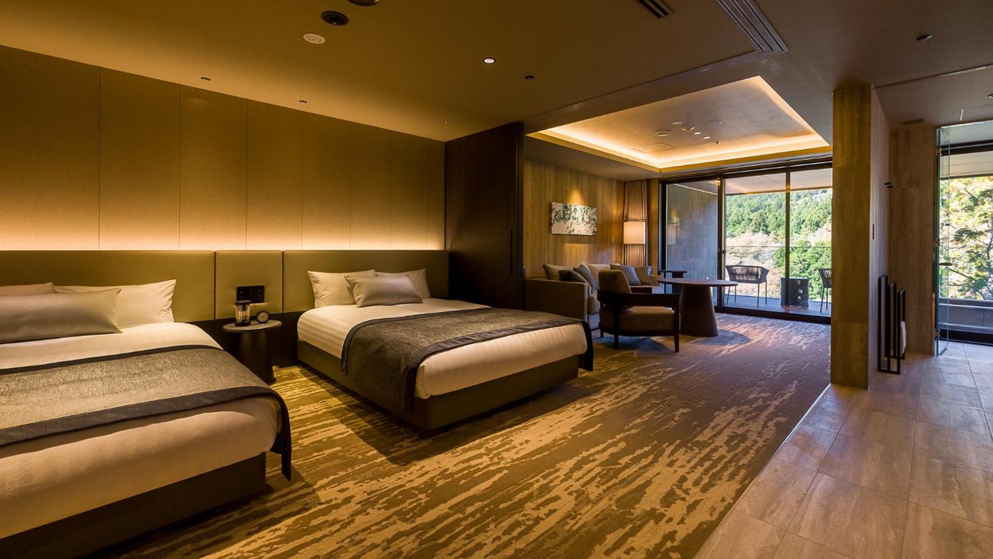 Twin Room with Terrace (2-3 people)