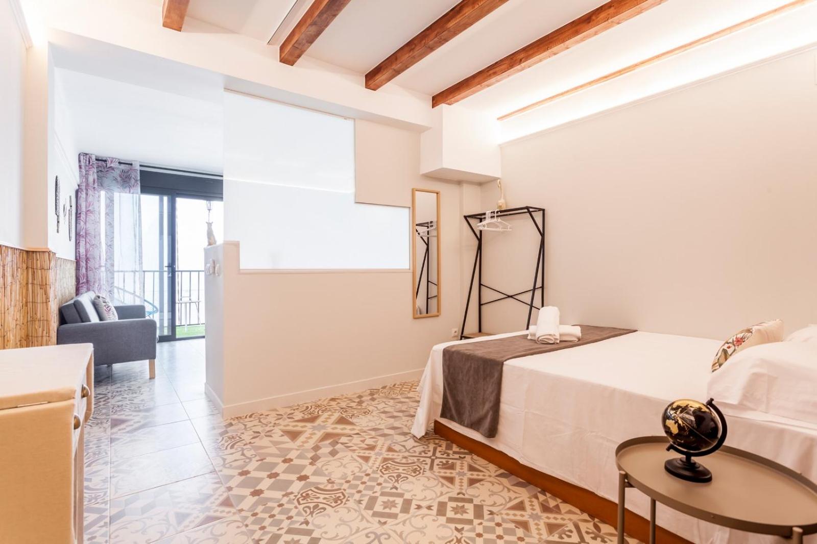 Apartamento con Balcón
