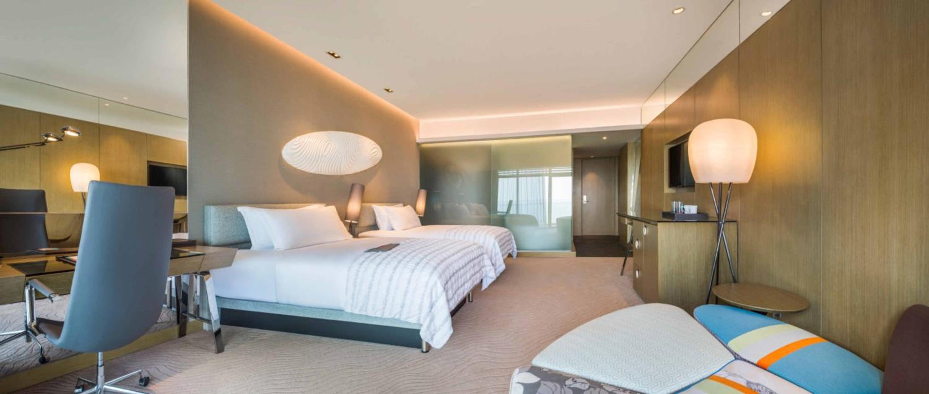 Double Beds Seaview Room, Guest room, 2 Doubles, Ocean view, Balcony