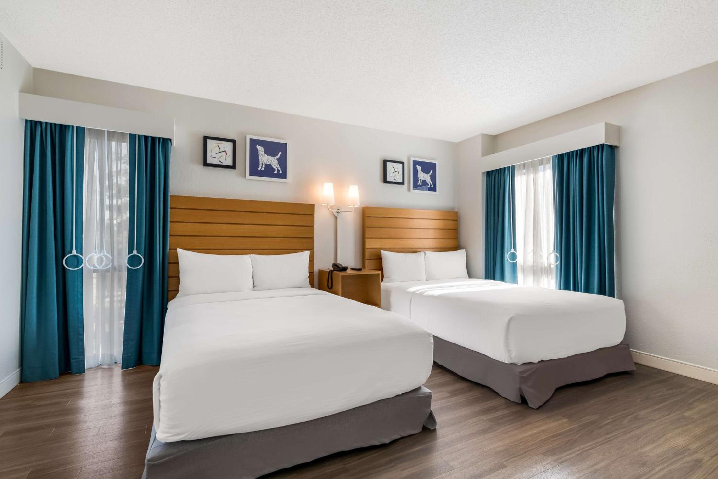 Mobility/Hearing Accessible -Two-Bedroom Suite - King and Two Doubles
