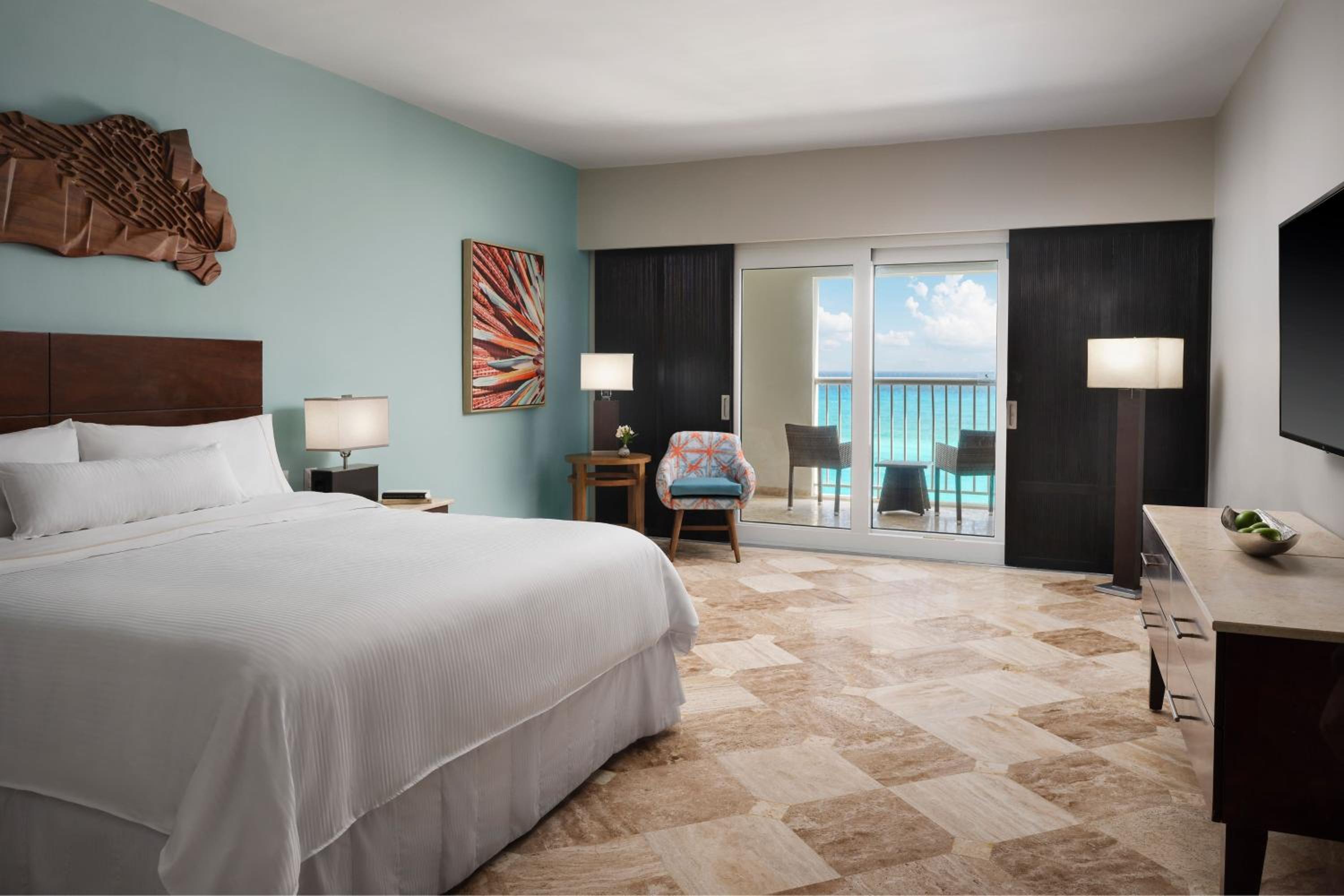 Chambre King de Luxe avec Balcon et Vue sur Océan