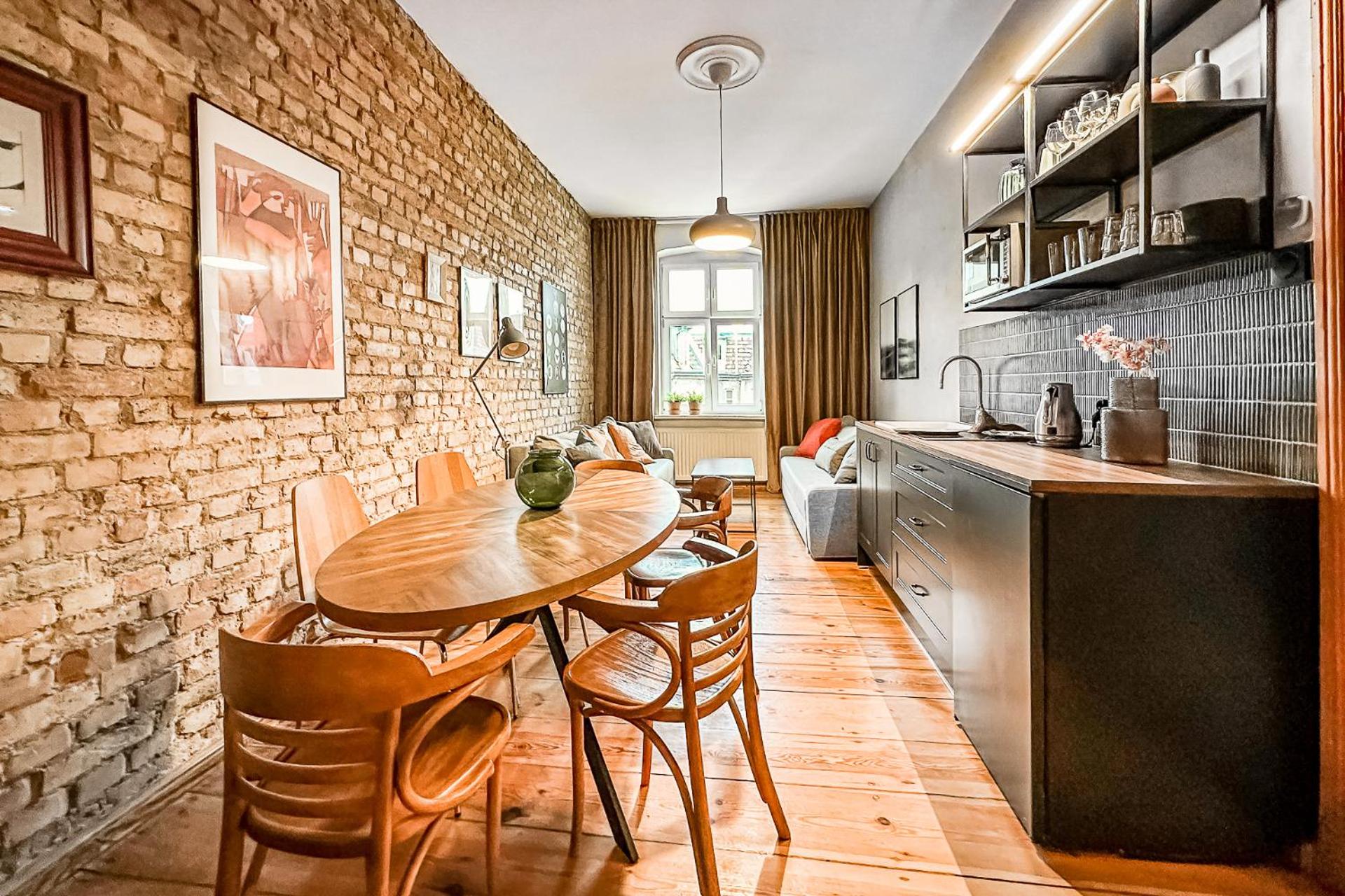 Scandi Two-Bedroom Apartment with Living Room  - Photo 10