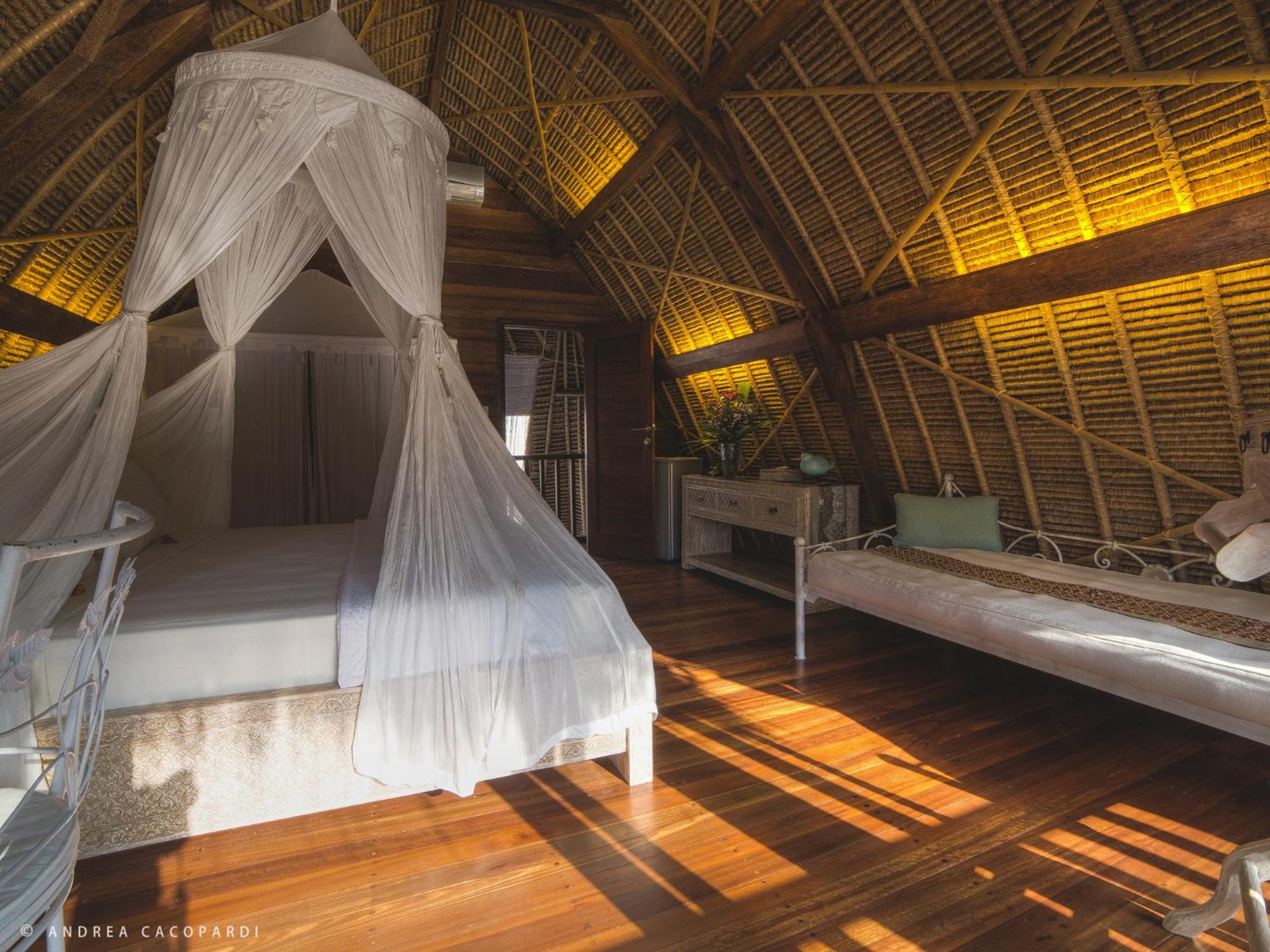 One-Bedroom Lumbung House with Pool View