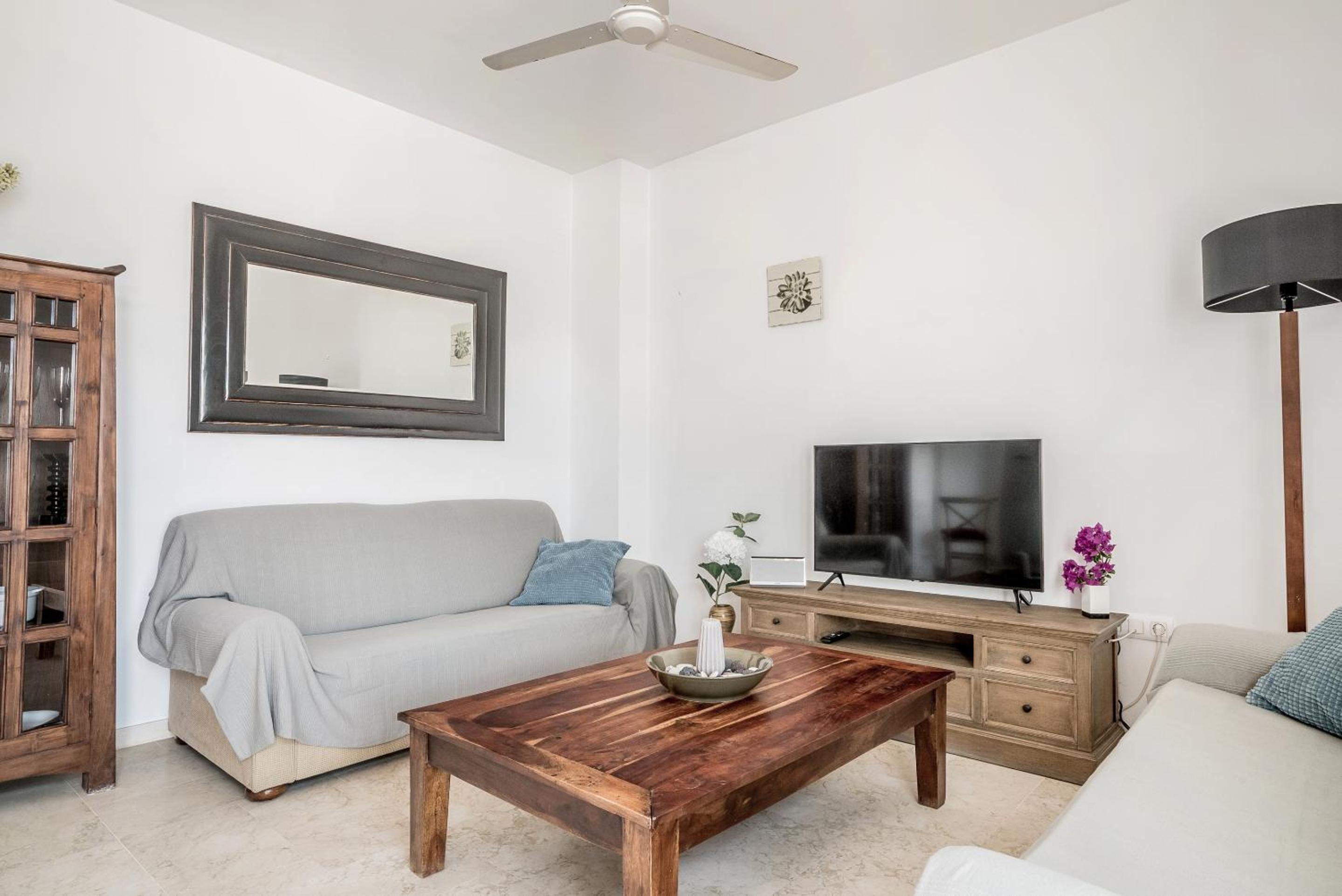 Apartamento con vista al jardín