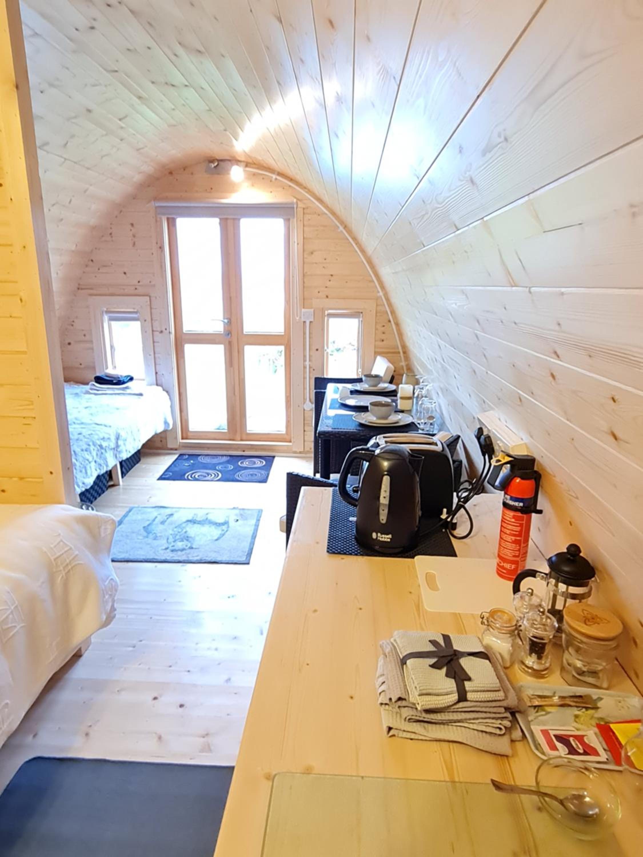 Tranquil Water Pod (Self -catering with sea view)