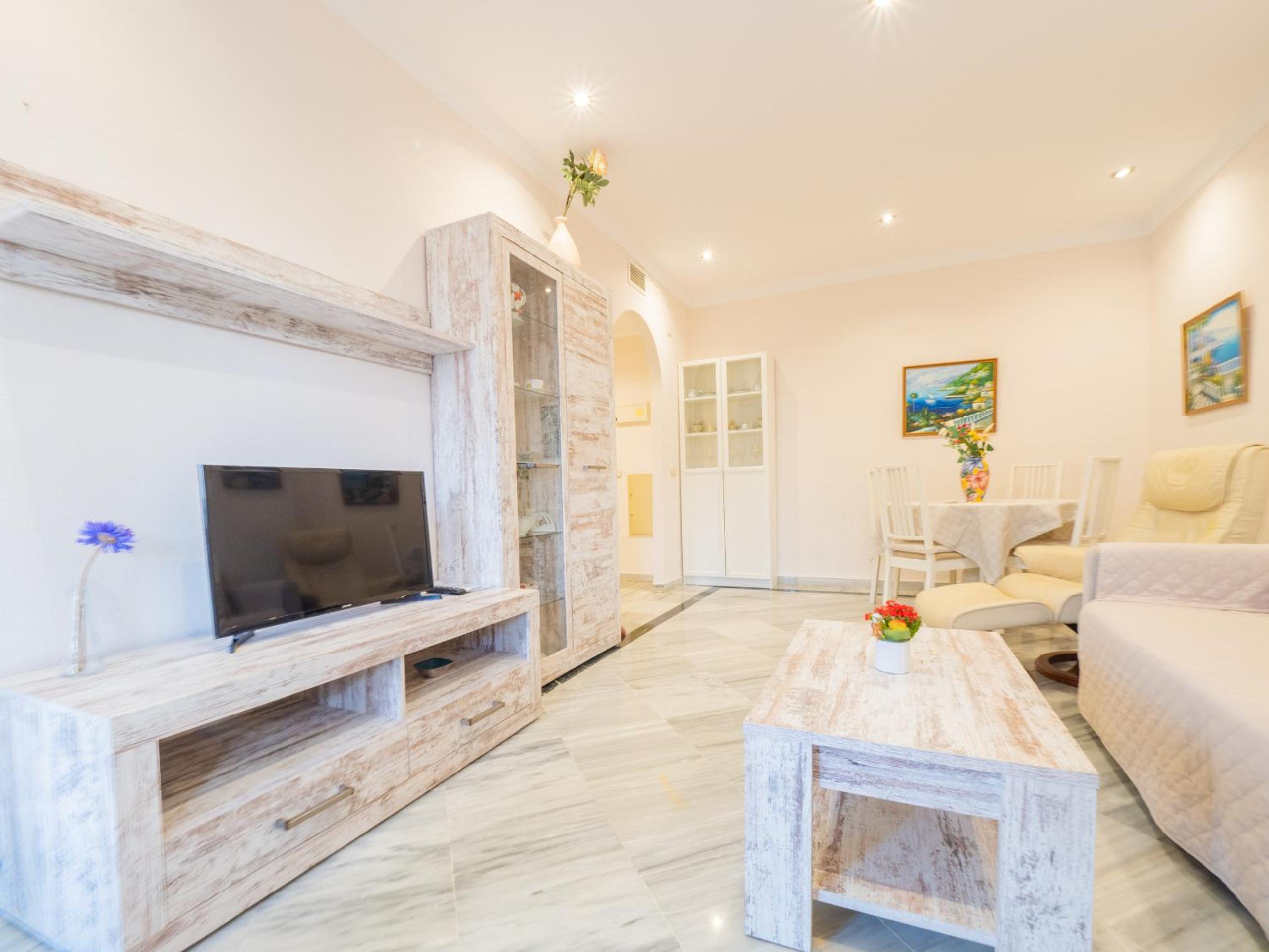 Apartamento con vista al jardín