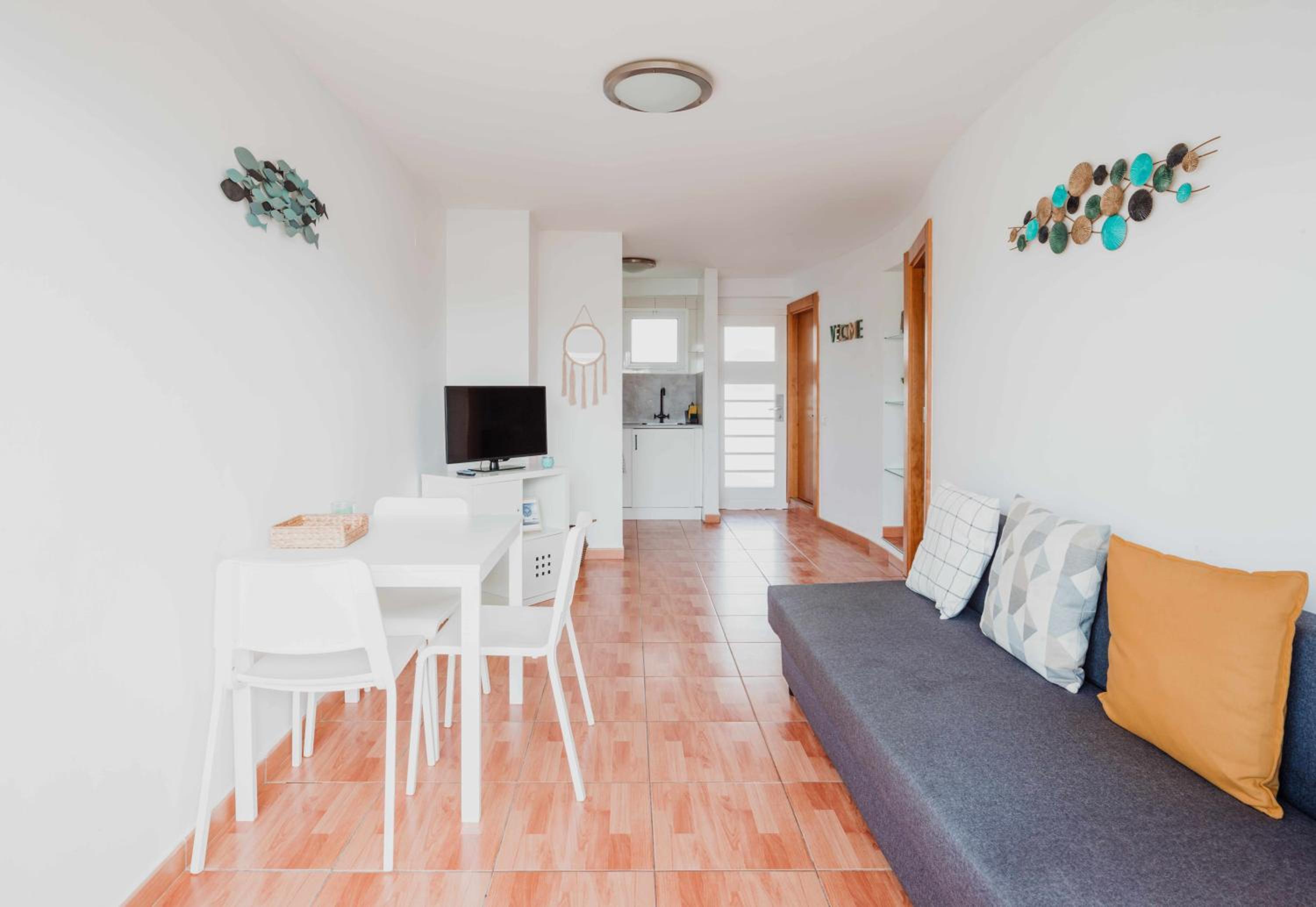Apartamento con vista al jardín