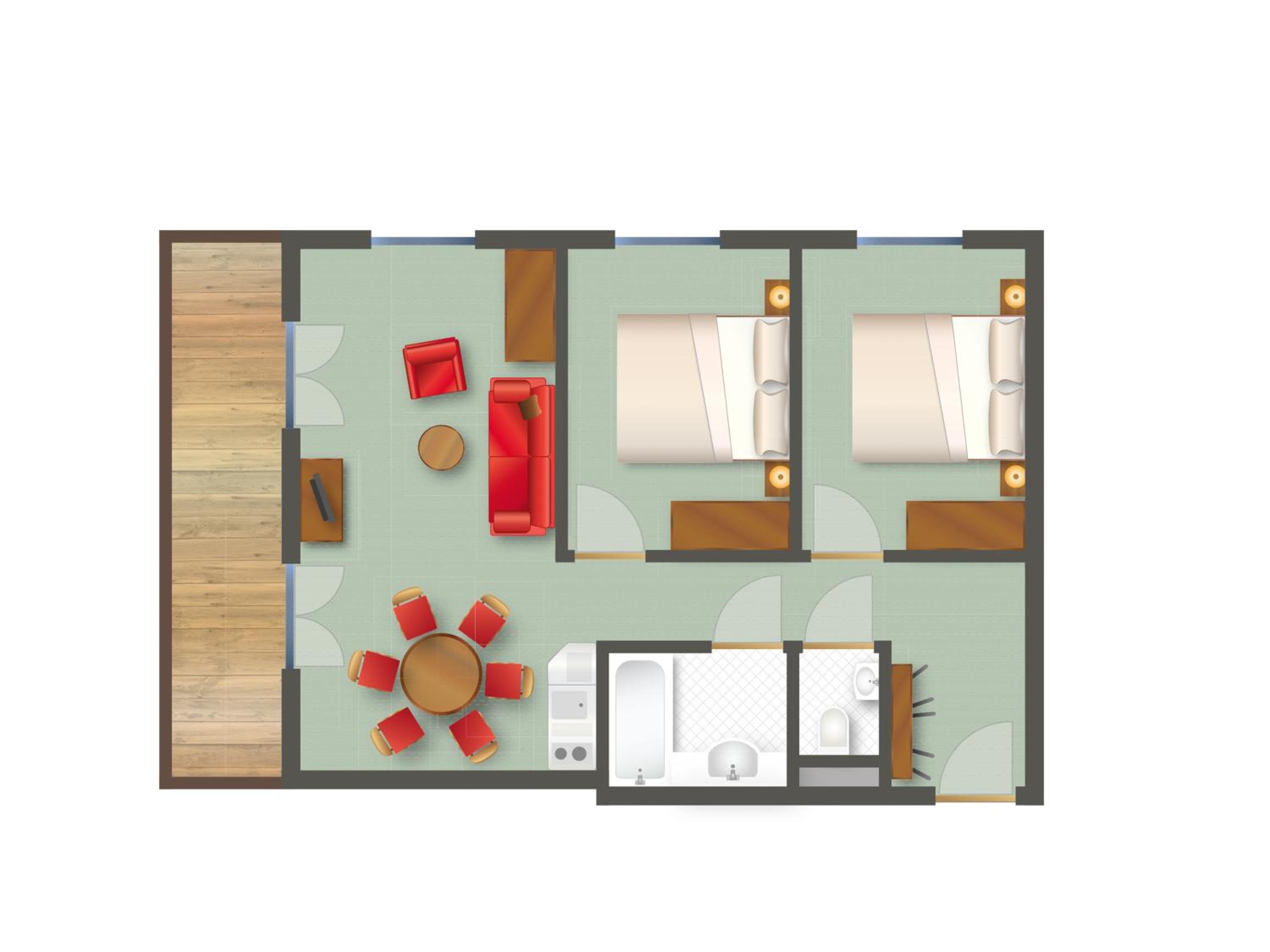 Apartment (4 Adults)