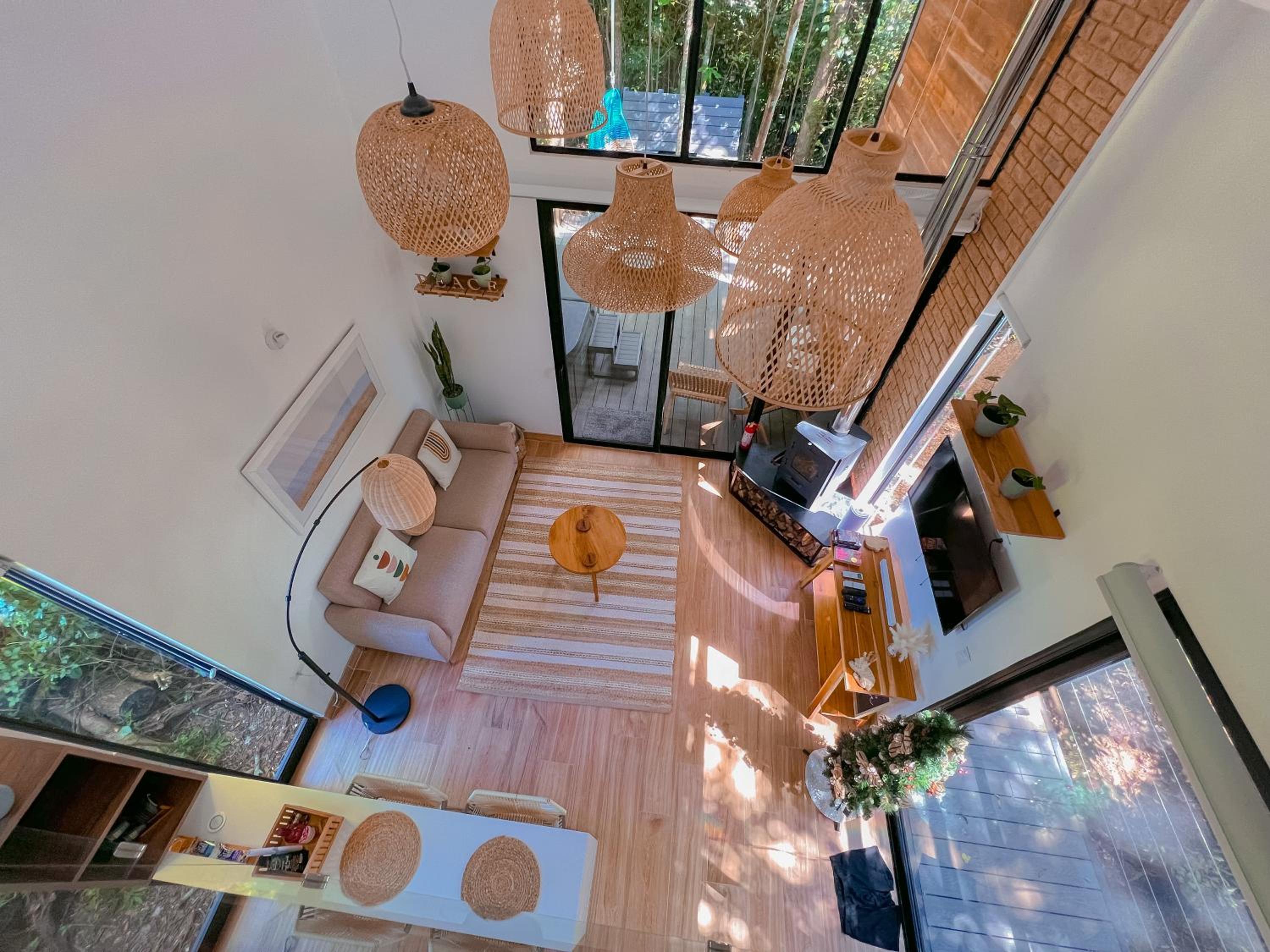 Tiny House in the Forest with Garden View