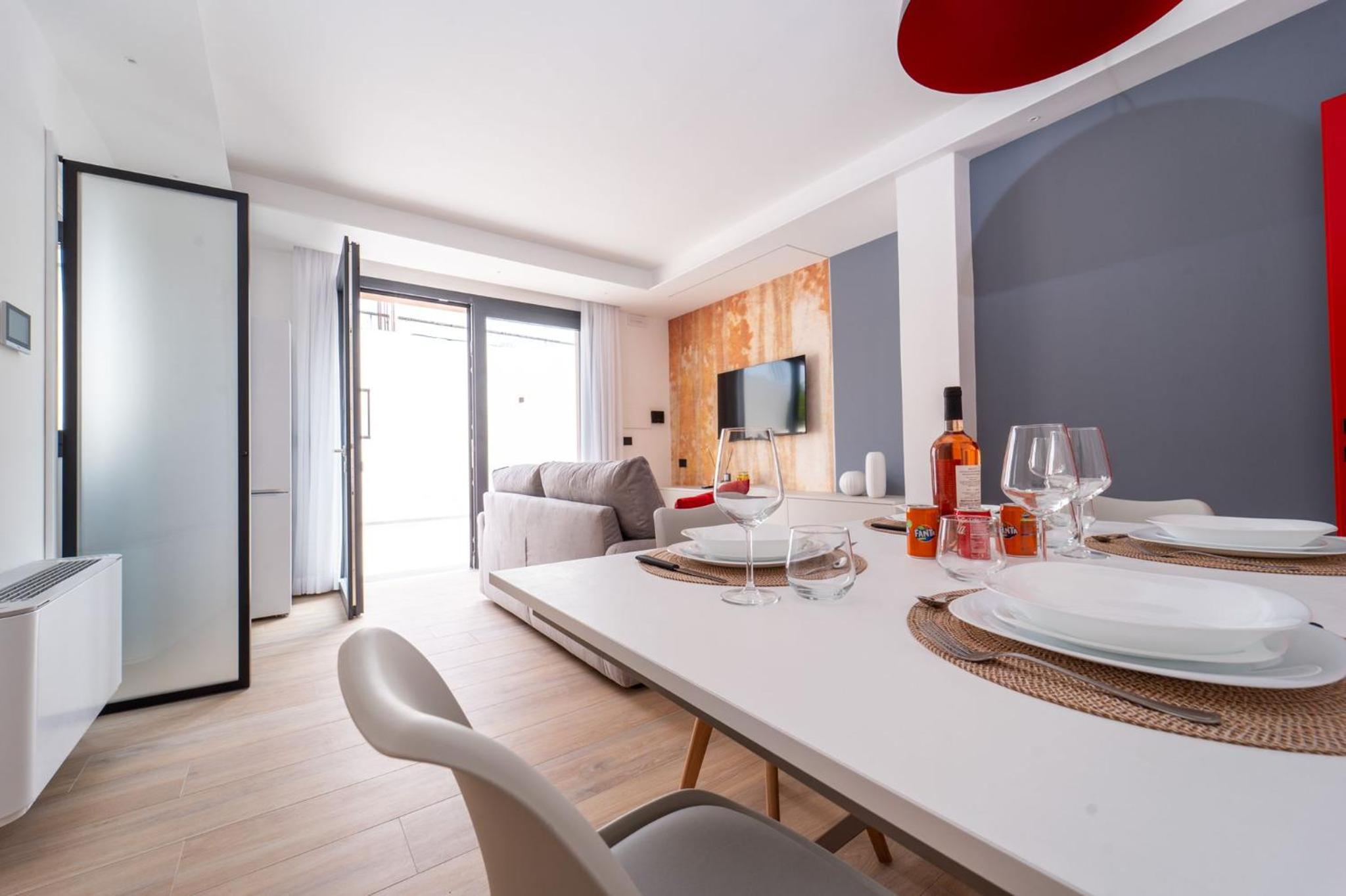 One-Bedroom Apartment with Garden View