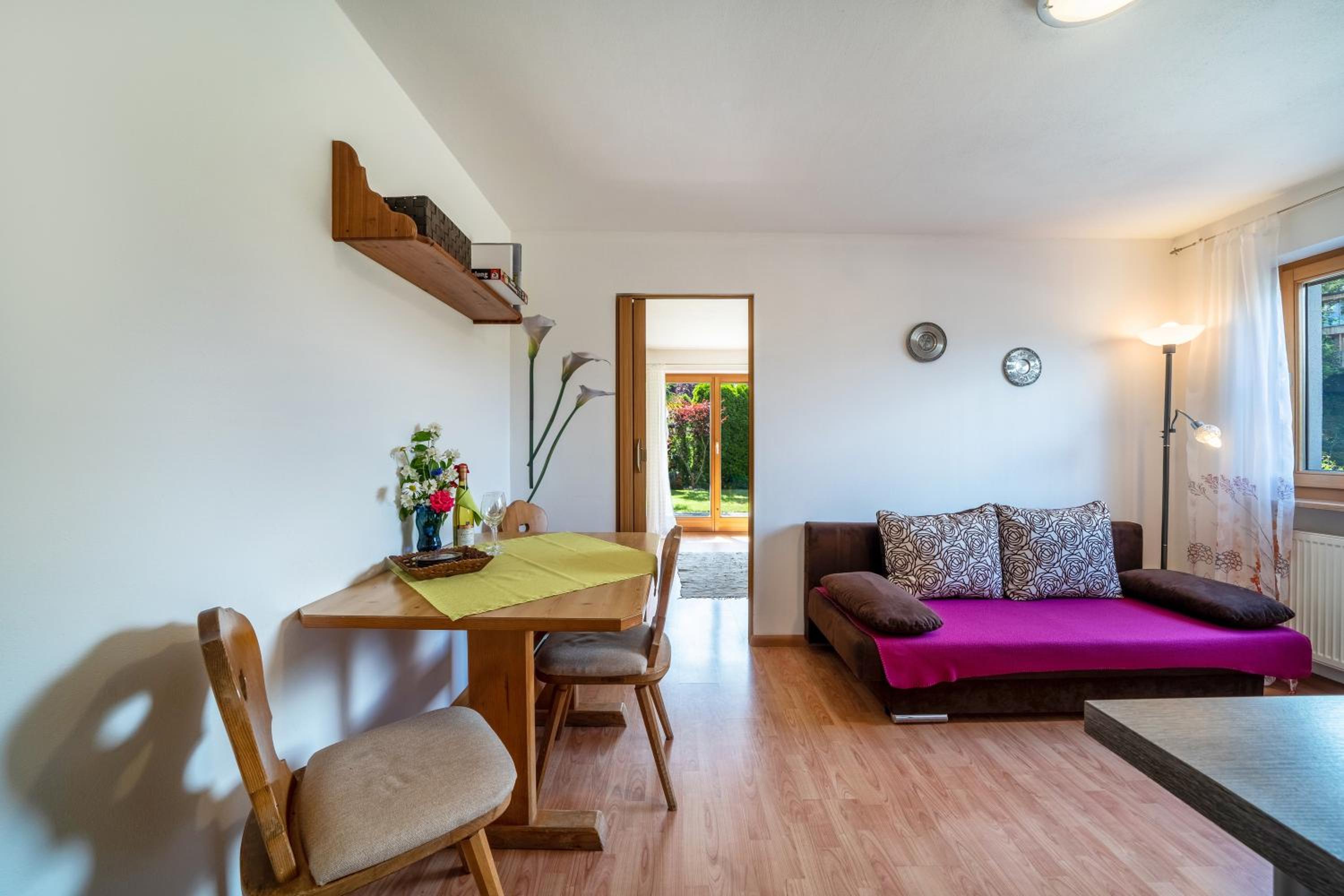 One-Bedroom Apartment with Garden View