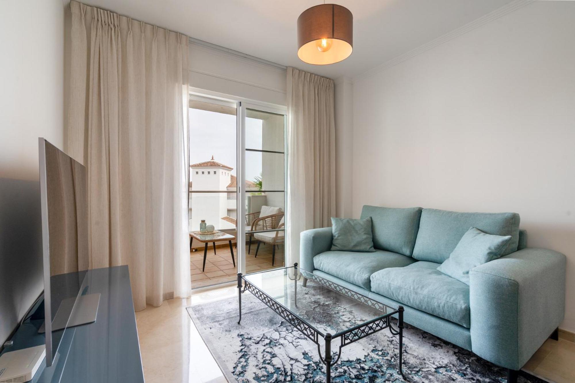 Apartamento con vista al jardín