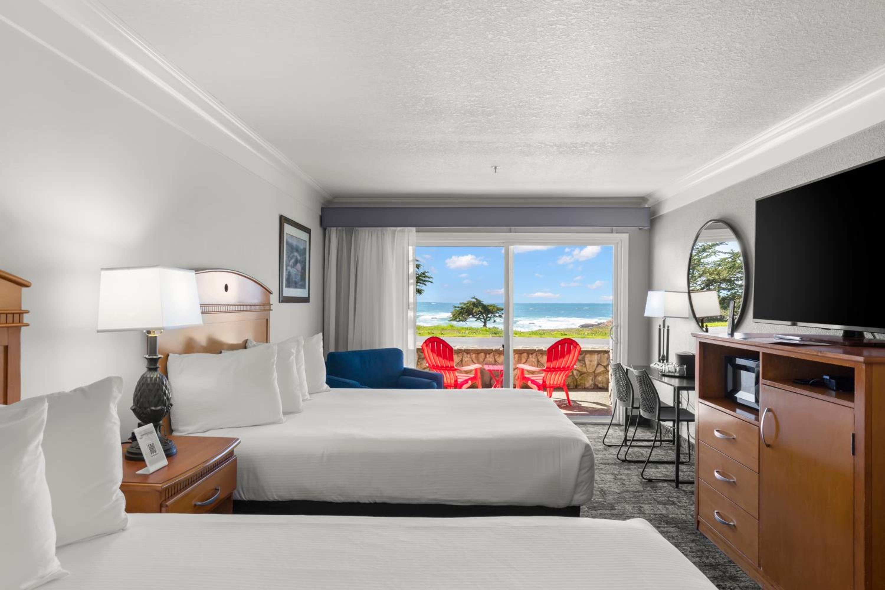 Two Queen Beds with Ocean View - (No Pets)