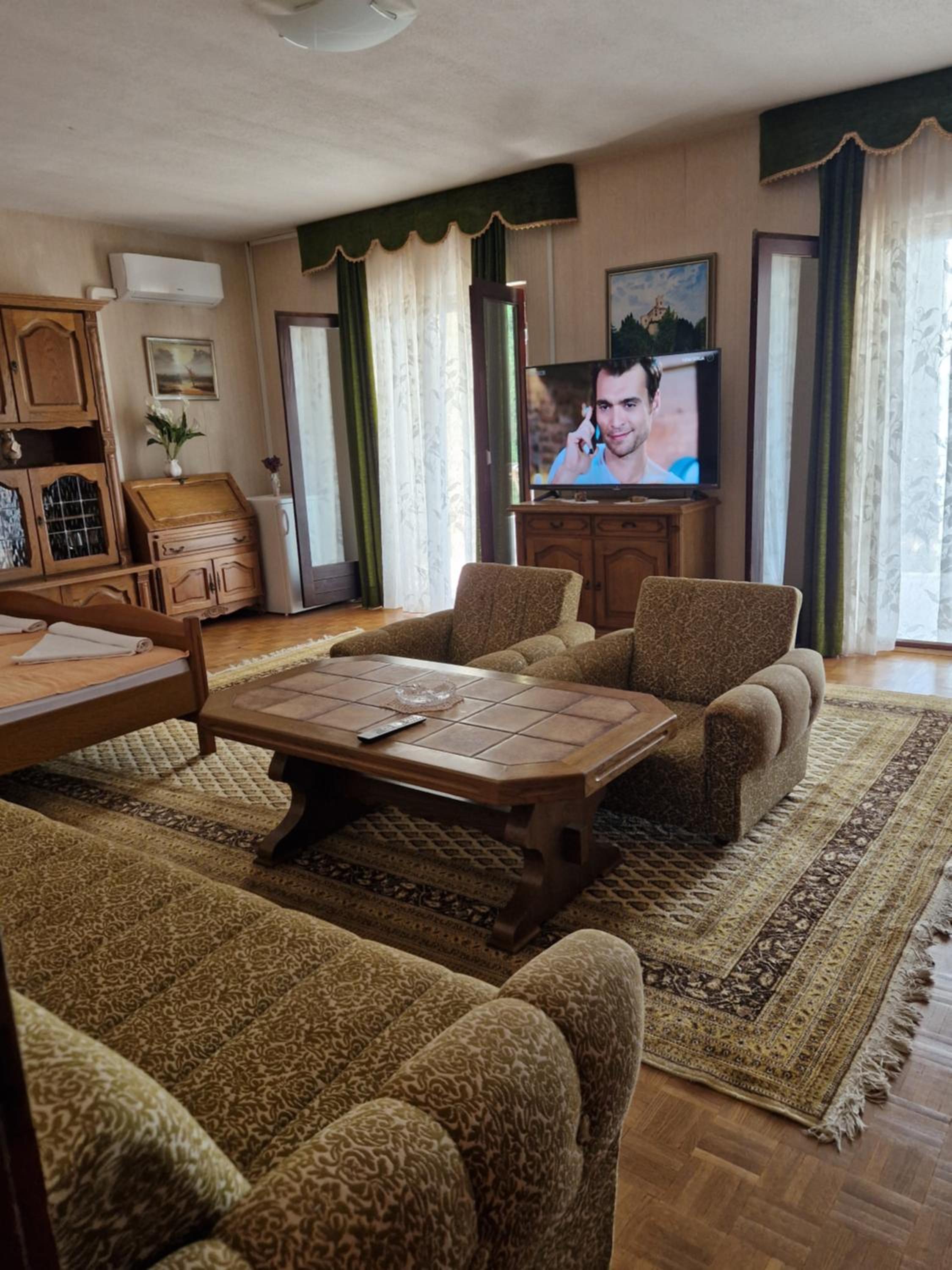 Family Room with Shared Bathroom