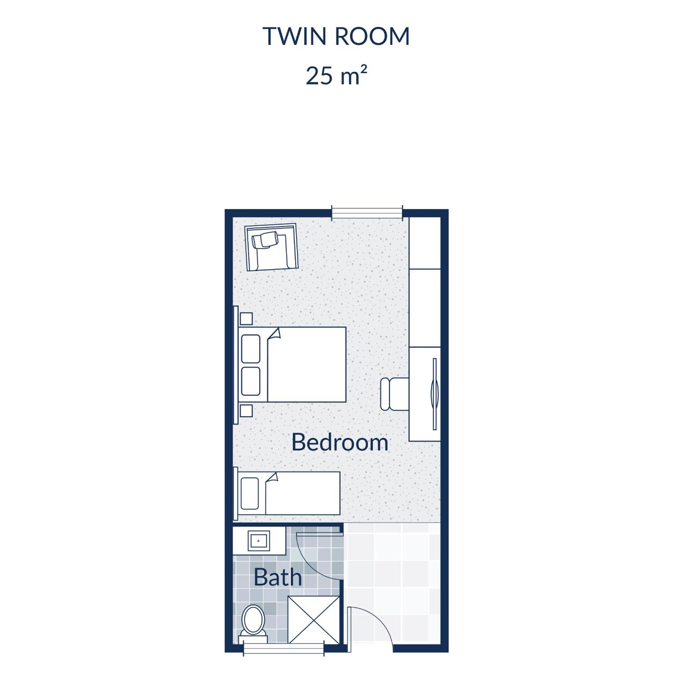 Twin Room (No Pets) photo 2