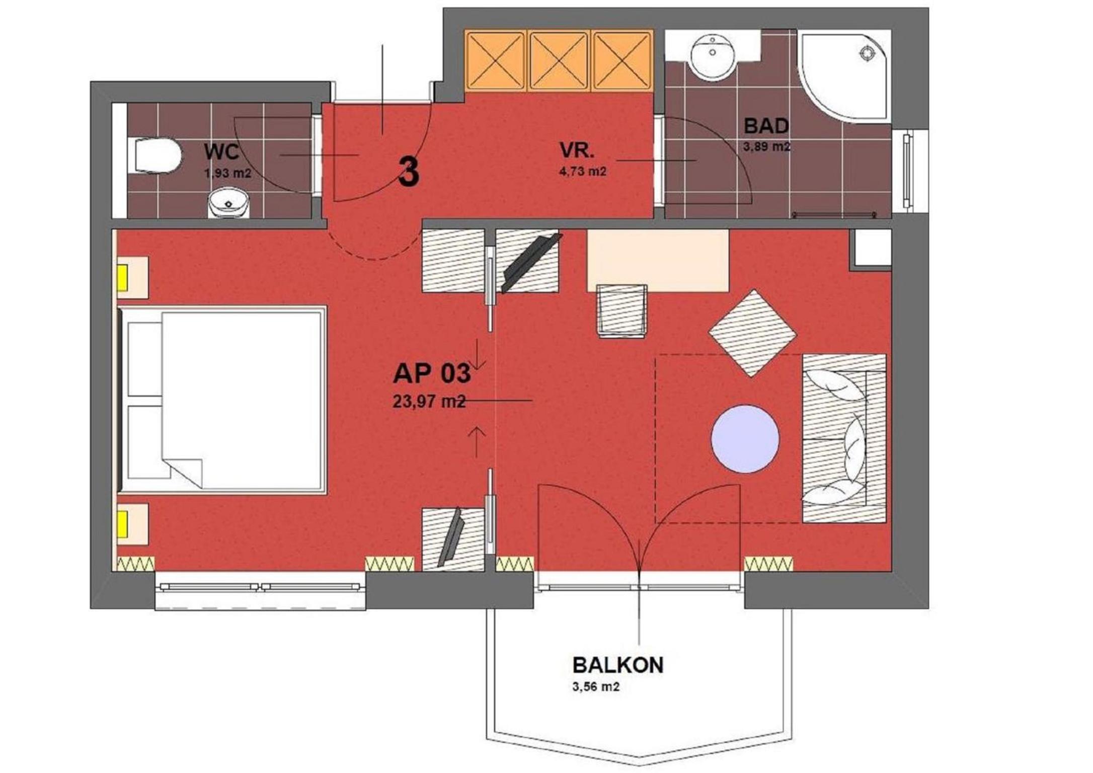 One-Bedroom Suite with Balcony - Annex - Photo 3