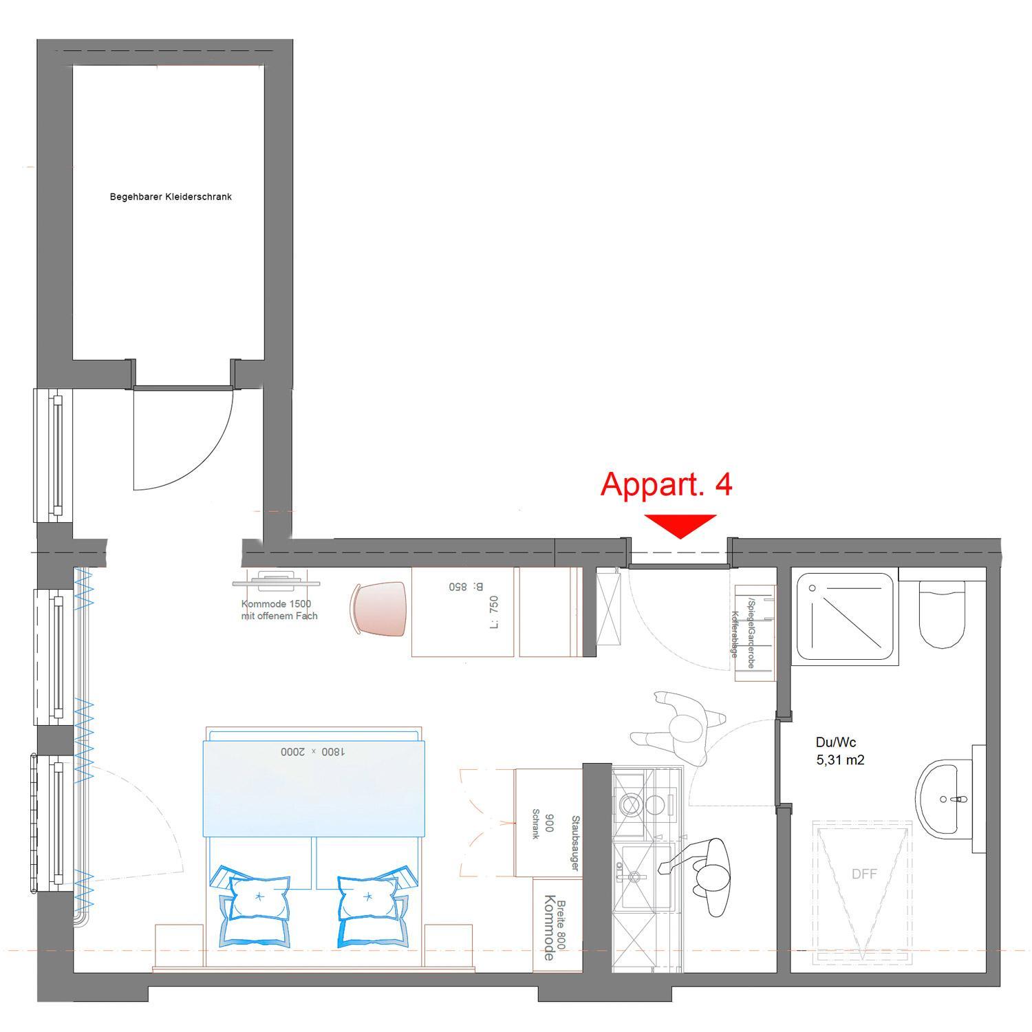 One-Bedroom Apartment photo 3