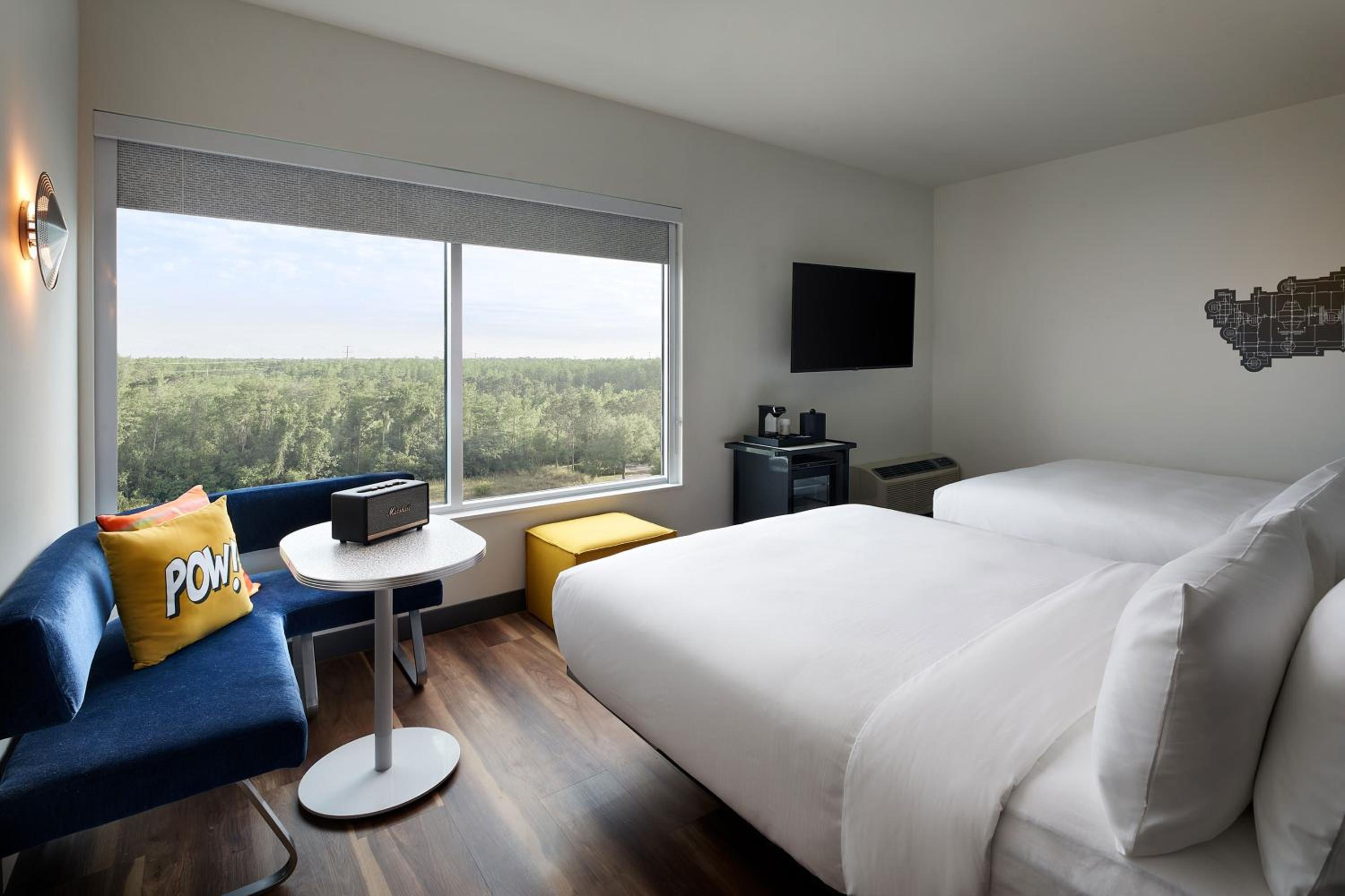 Queen Room with Two Queen Beds and Adapted Tub - Mobility and Hearing Accessible