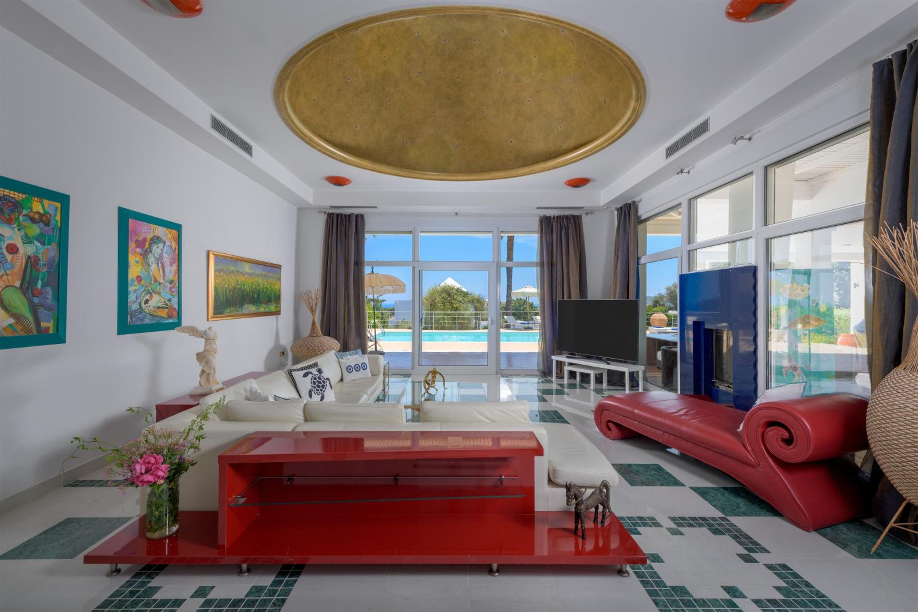 Five-Bedroom Villa with Private Pool and Sea View