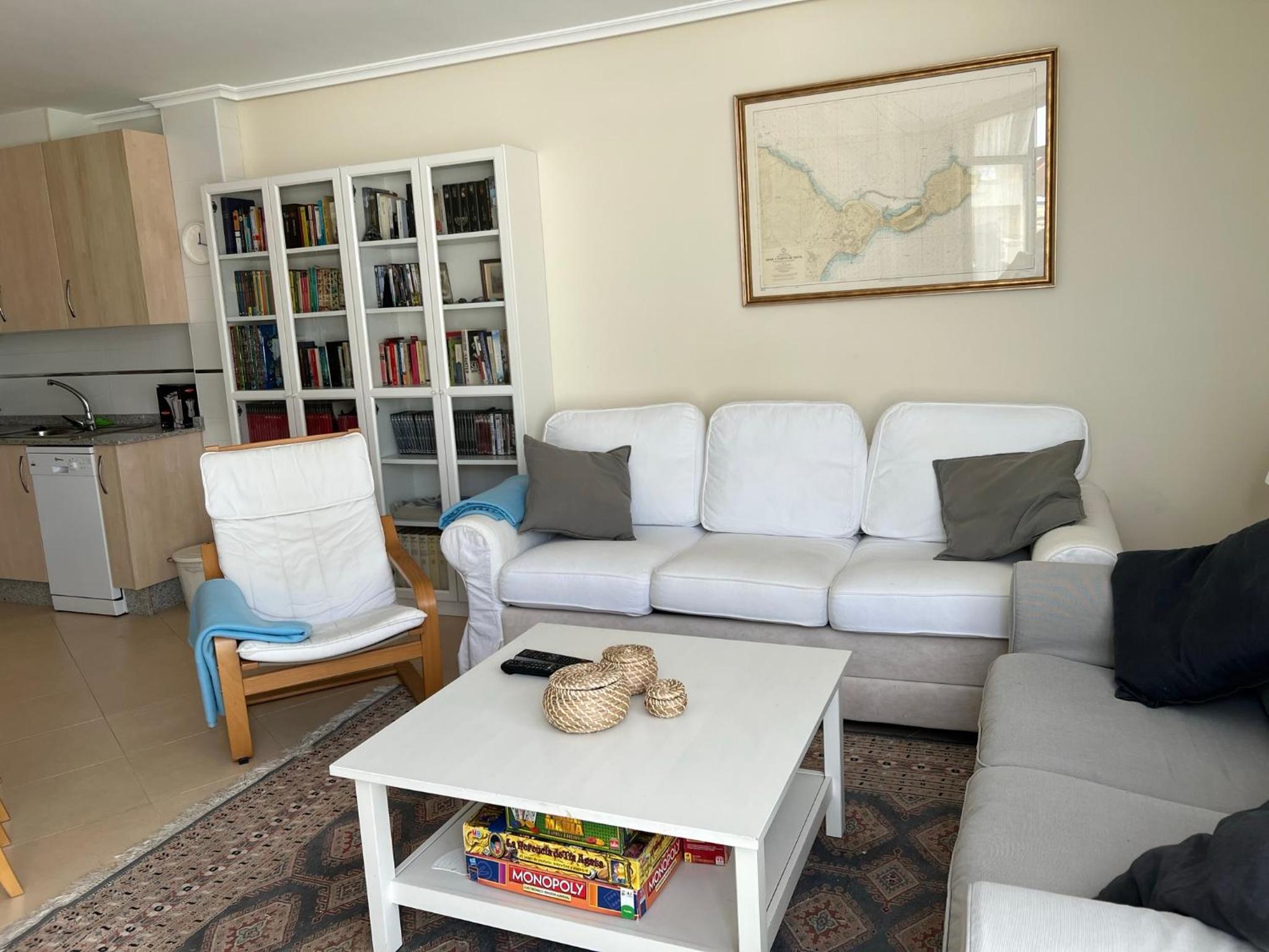 Apartamento con vista a la piscina