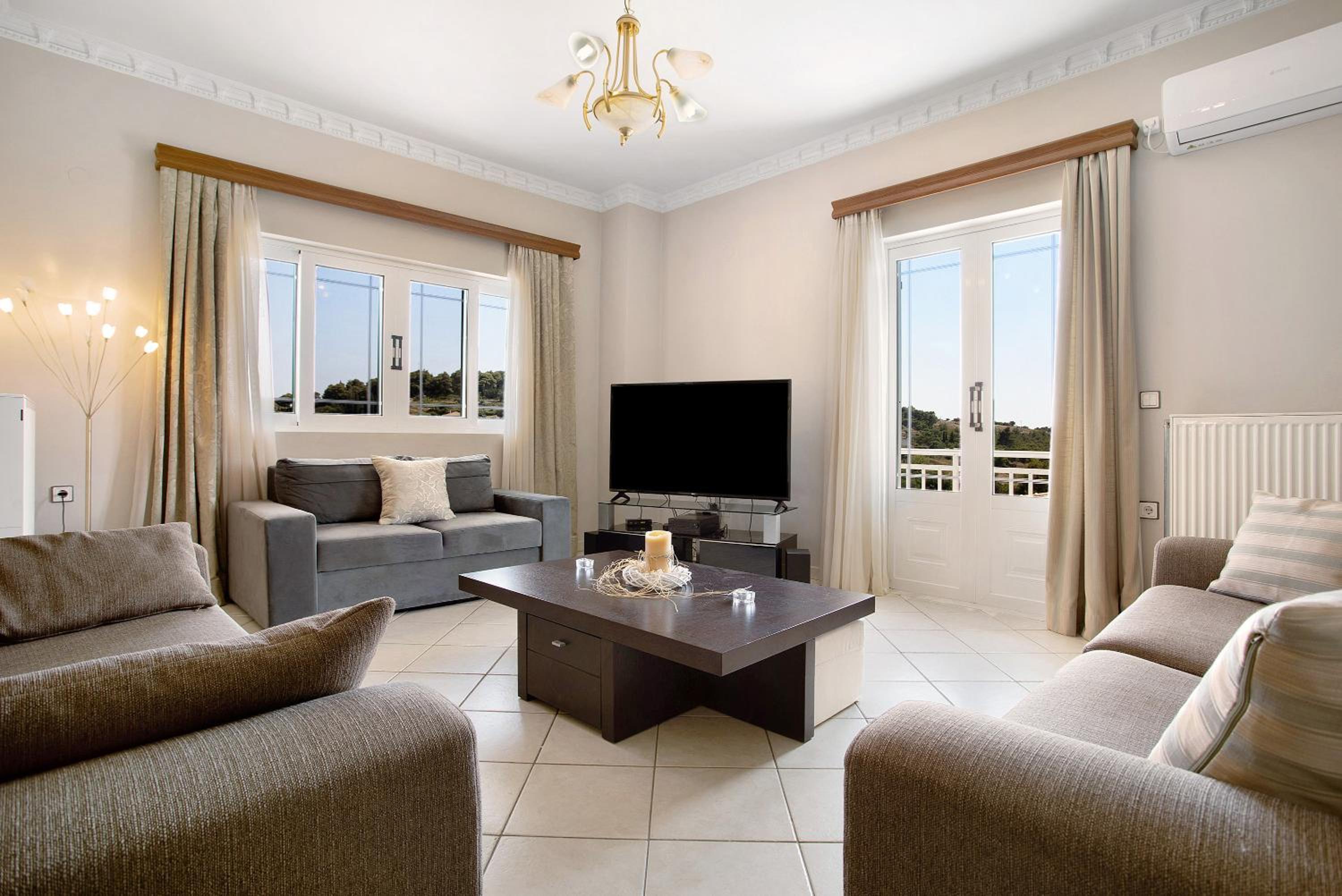 Three-Bedroom Premium Apartment with Balcony