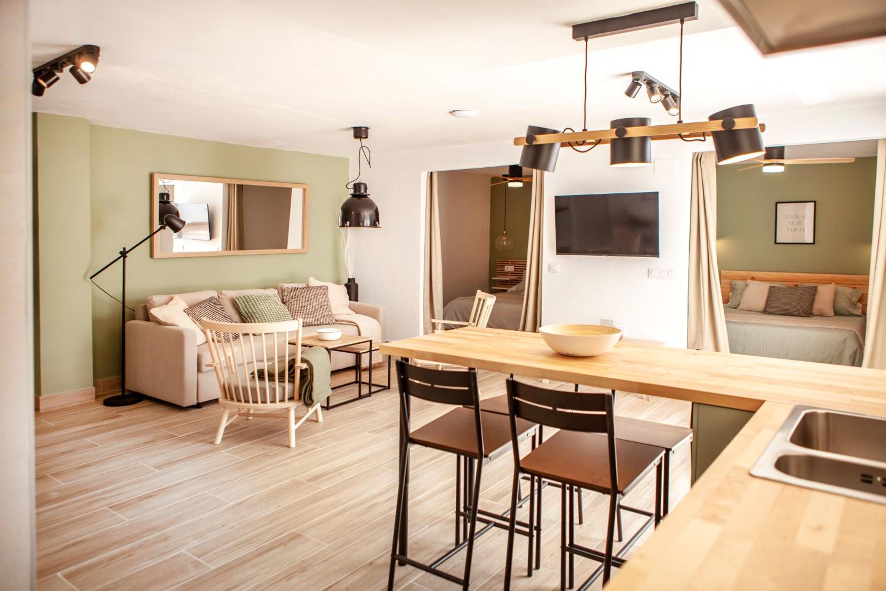 Apartamento de dos habitaciones