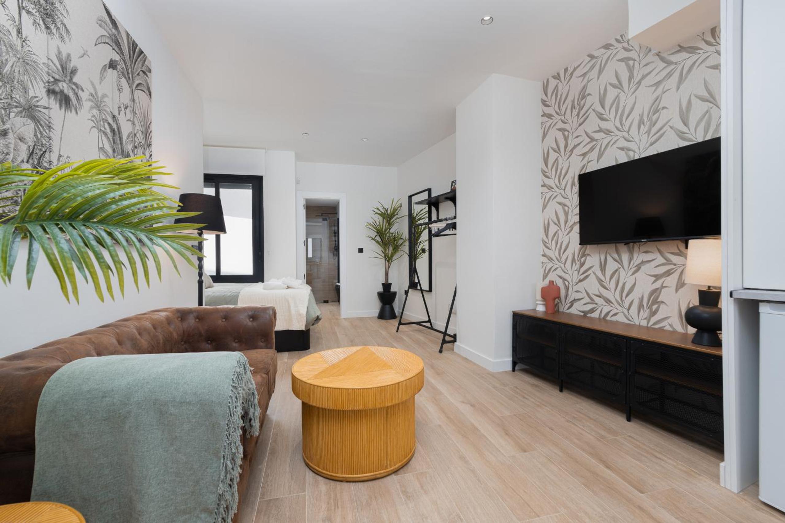 Estudio con terraza