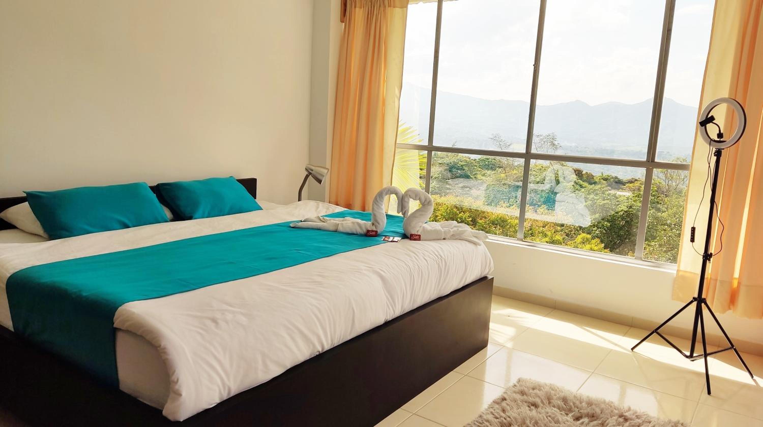 Family Room with Mountain View