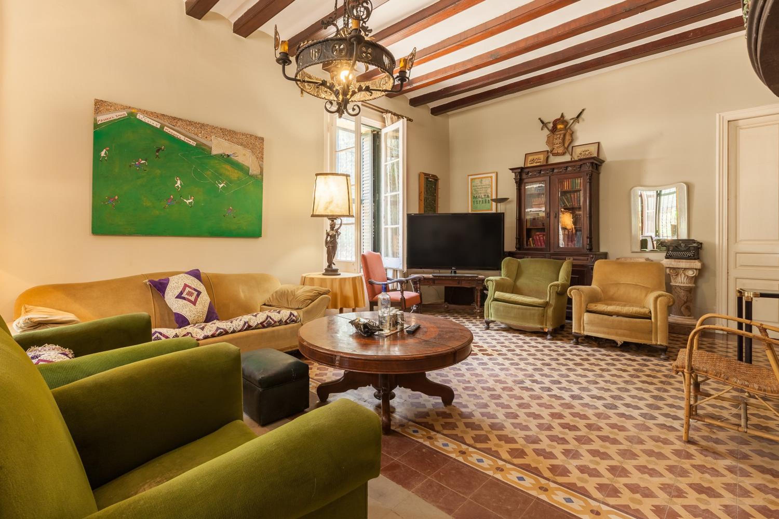 Villa con vistas al jardín