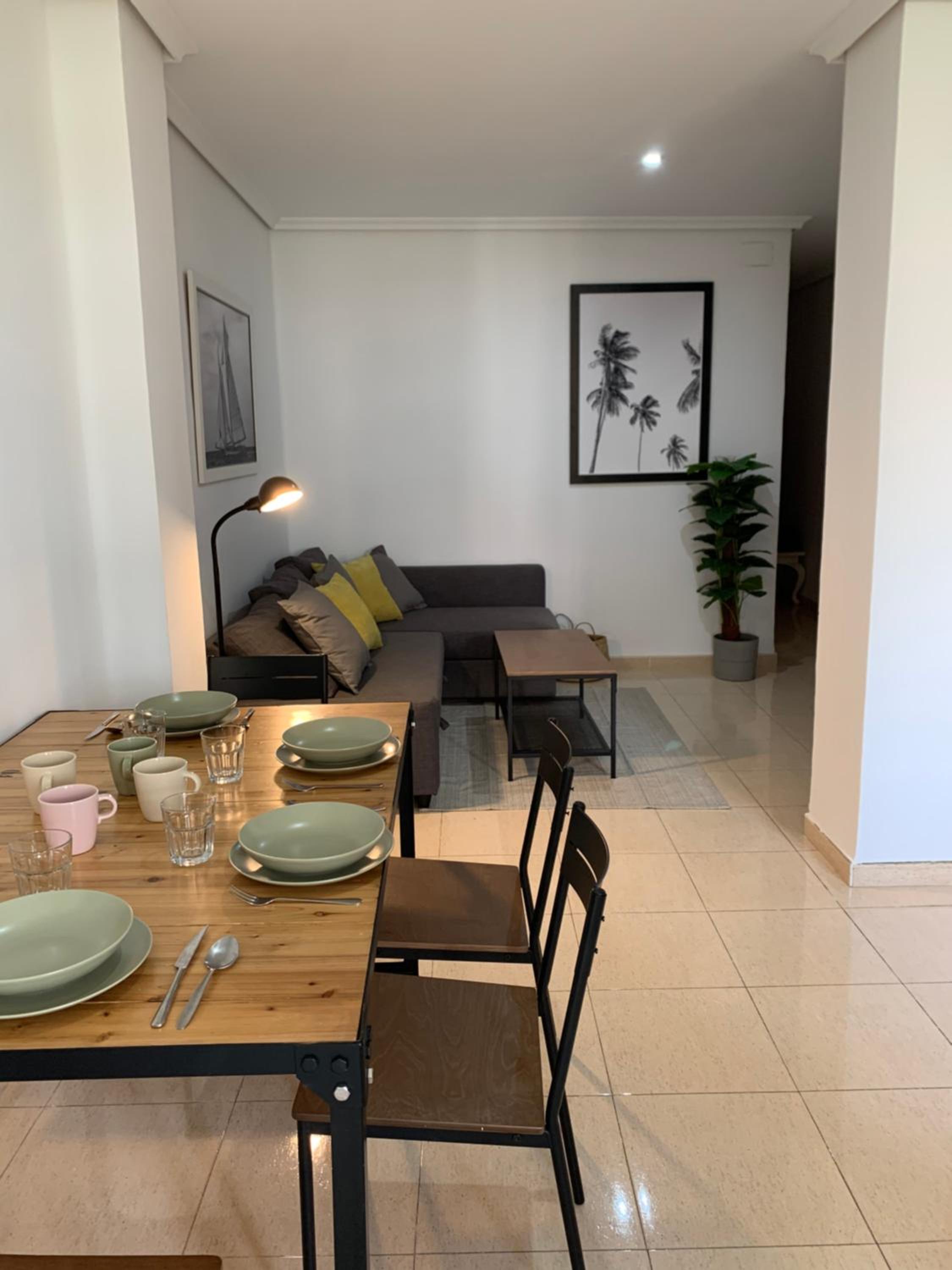 Apartamento de dos habitaciones