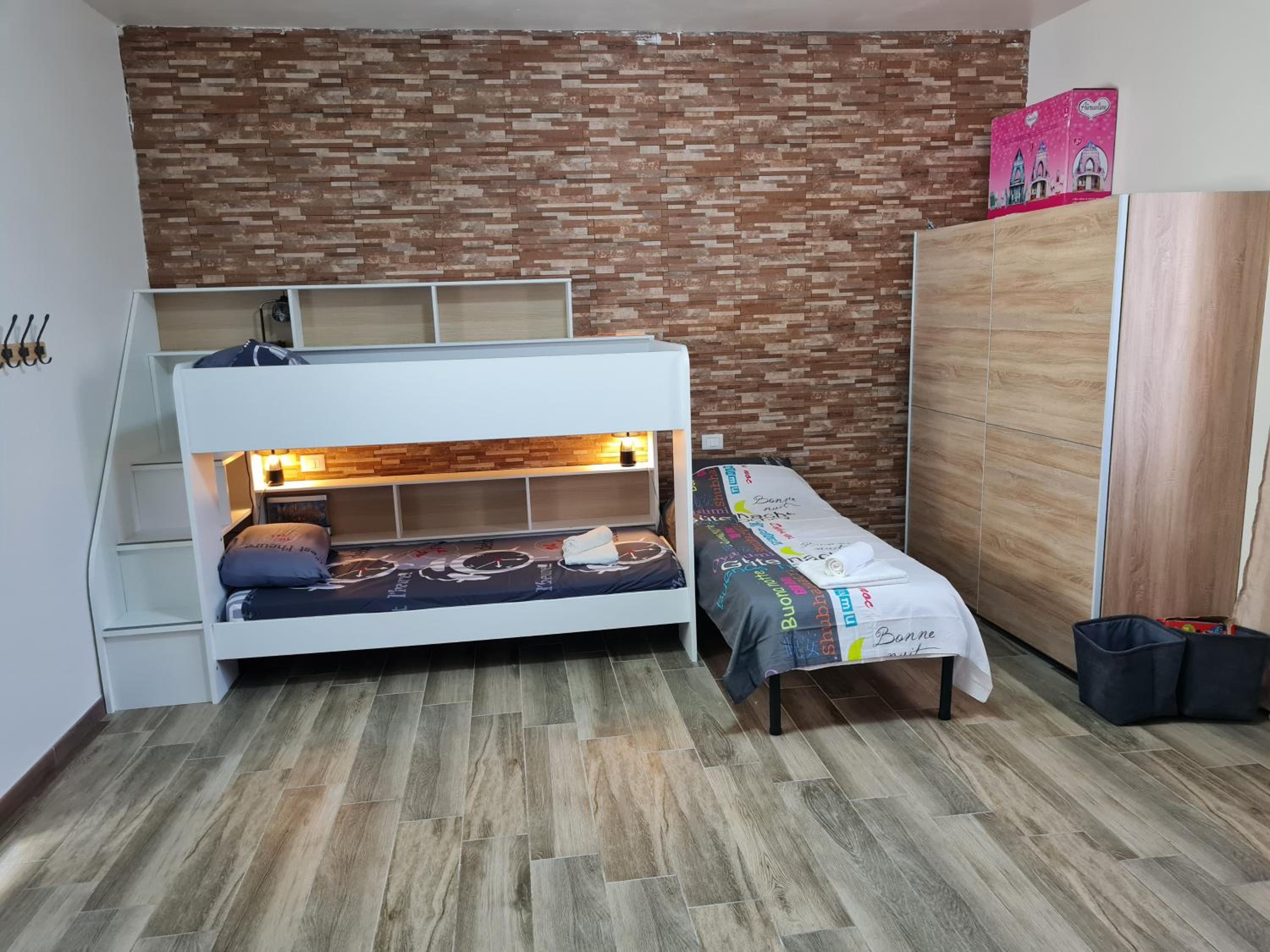 Family Room with Shared Bathroom