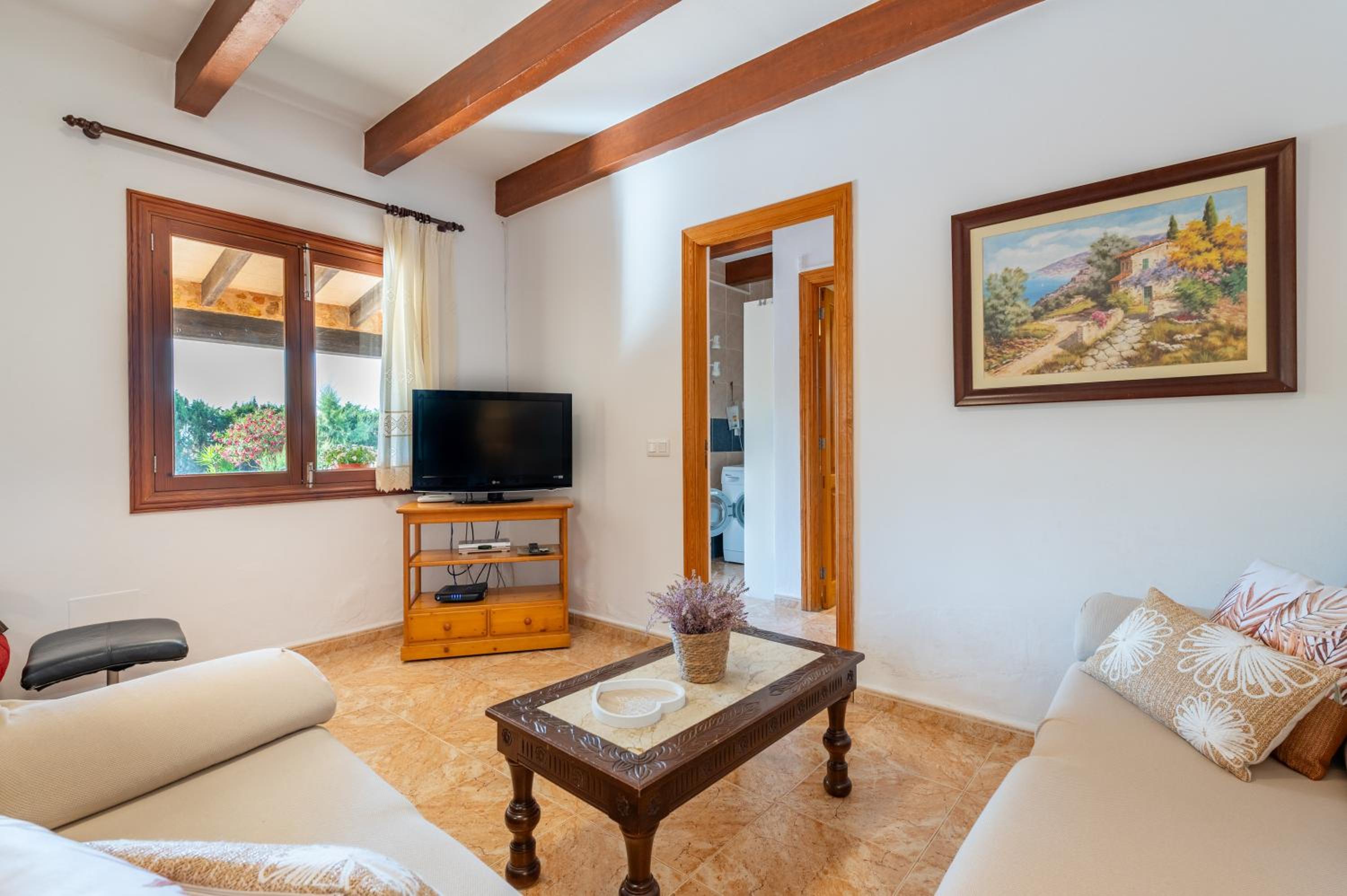 Villa con vistas al jardín