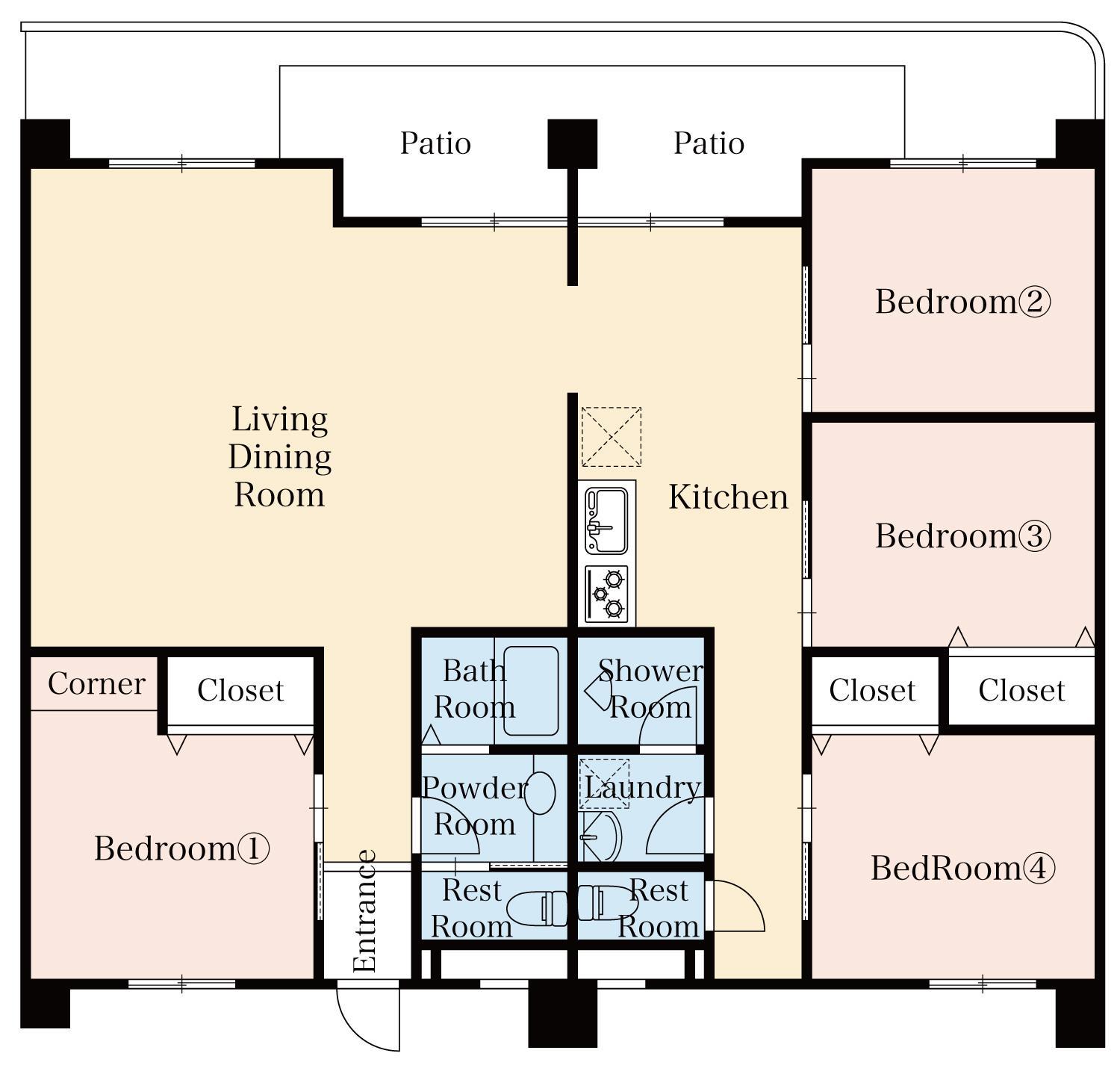 Four-Bedroom Apartment (No Dog) - Photo 48