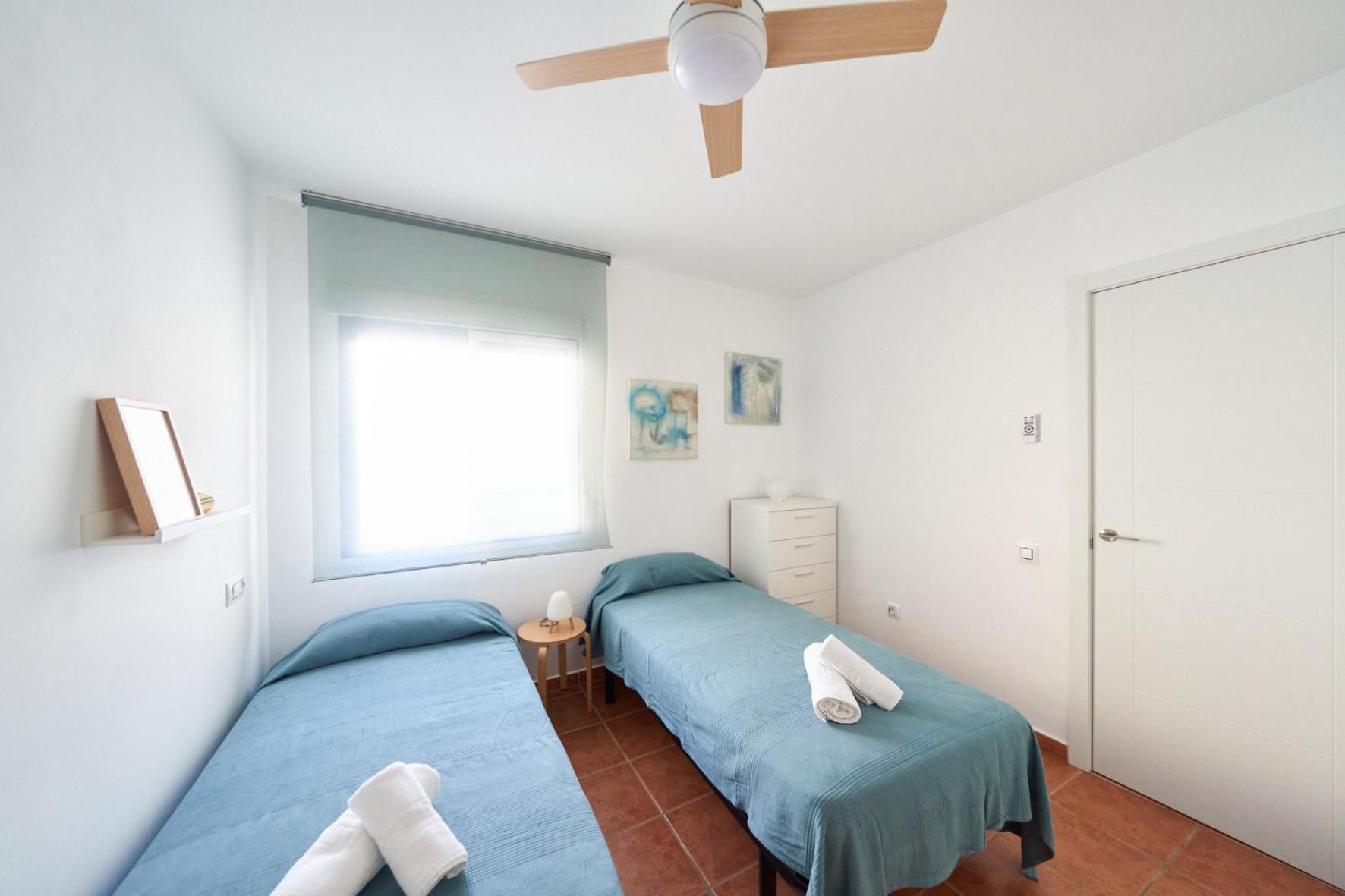 Apartamento con vista al jardín