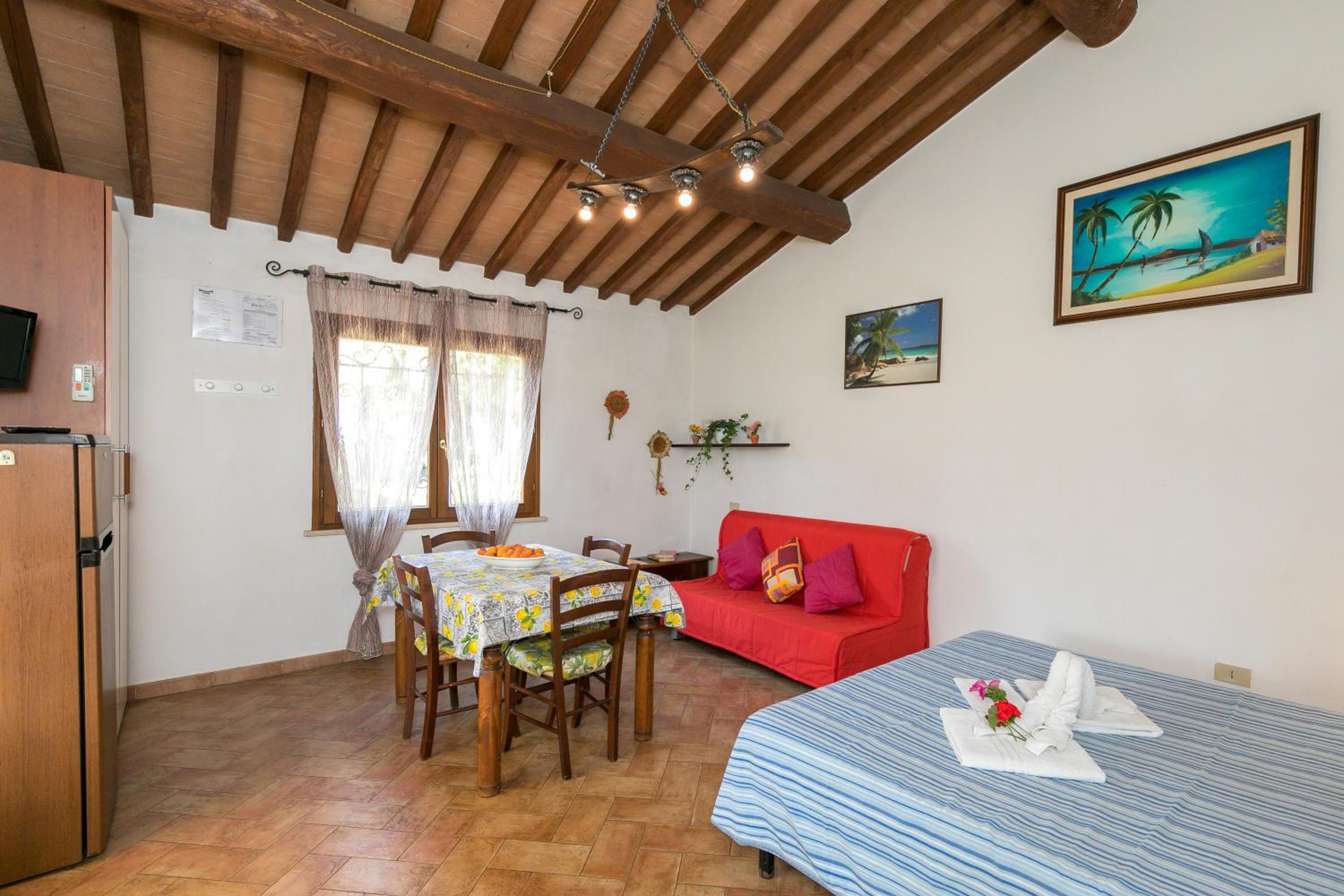 One-Bedroom Apartment with Garden View