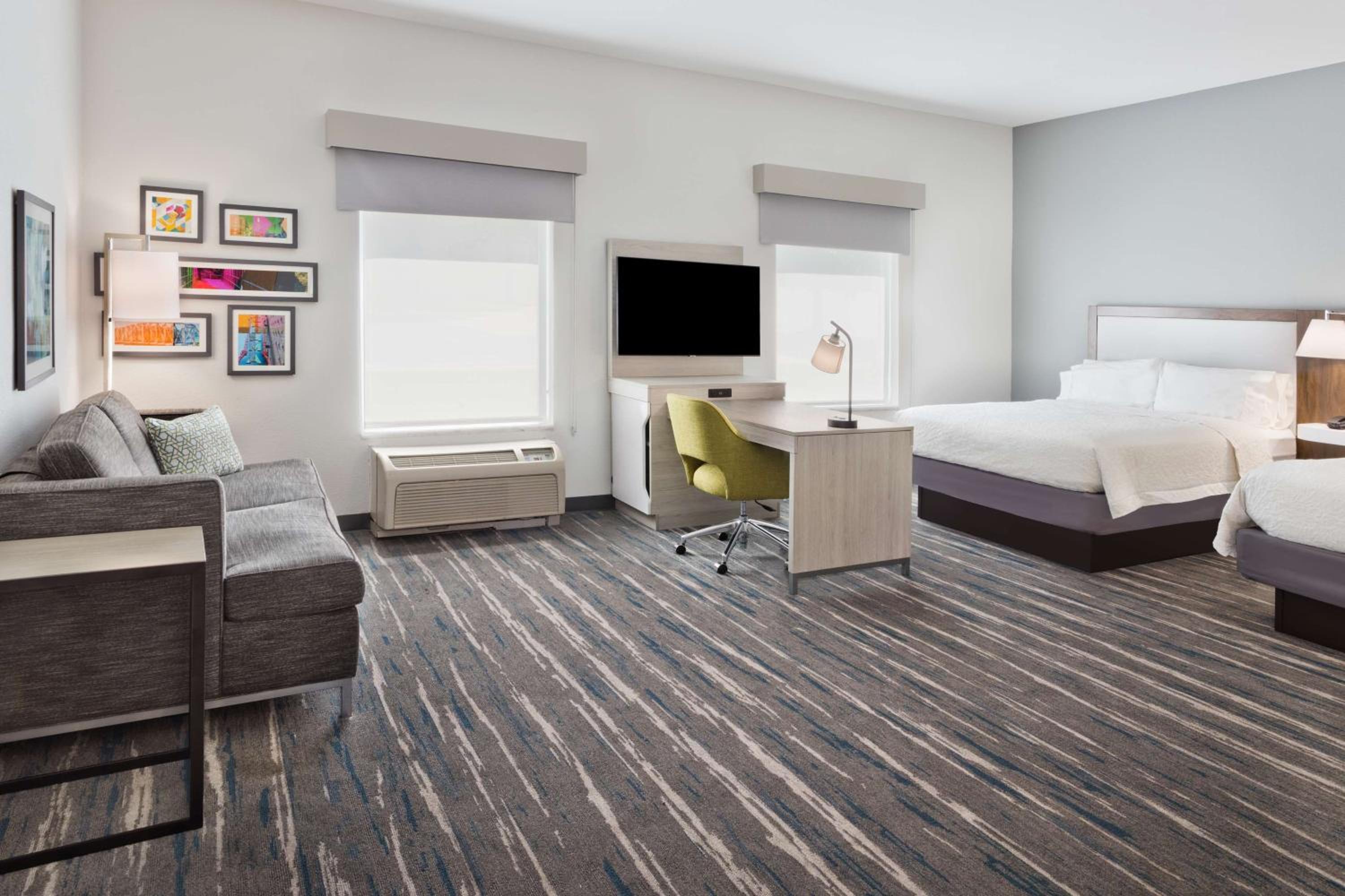 Queen Studio Suite with Two Queen Beds and Sofa Bed - Non-Smoking - Photo 1