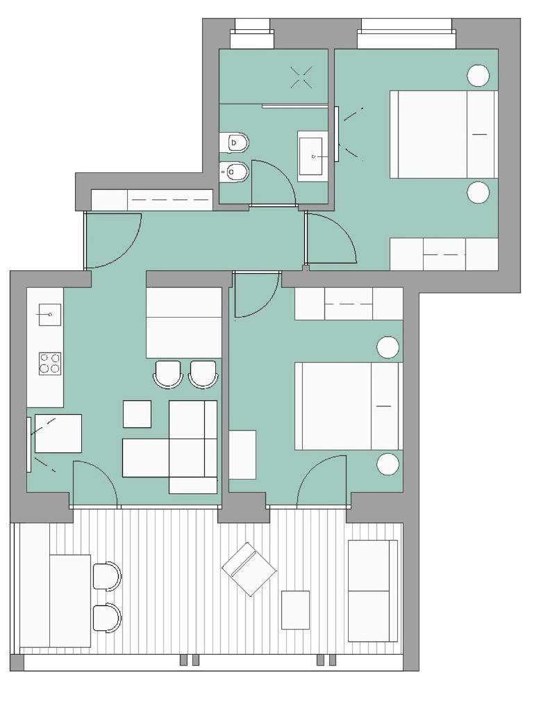 Two-Bedroom Apartment photo 2