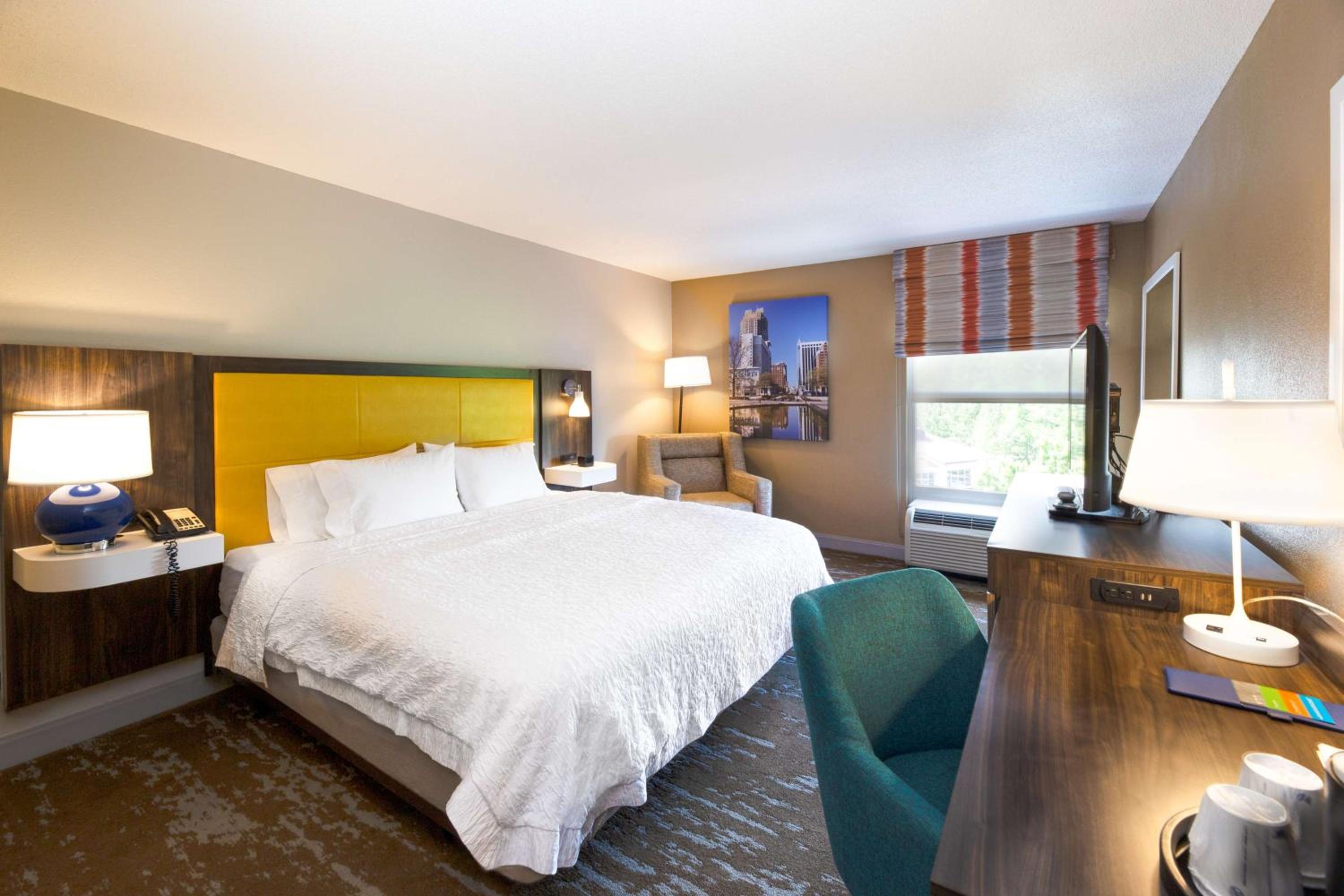 King Room - Mobility Access/Non-Smoking at Hampton Inn & Suites Raleigh Cary Lenovo Center in Cary